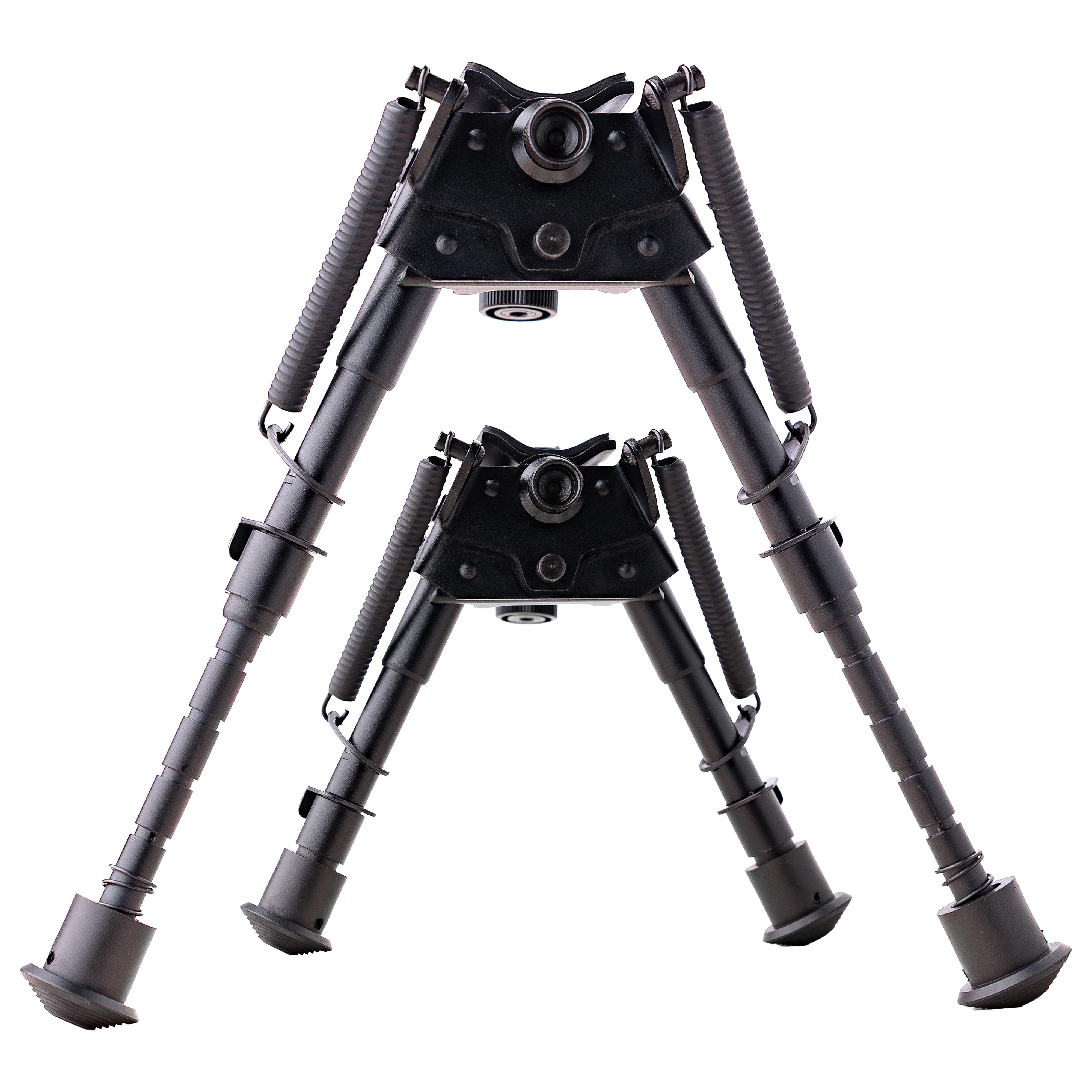 Huğlu Outdoor6 inç Dönme Özellikli Yaylı Geri Çekilebilir Bipod