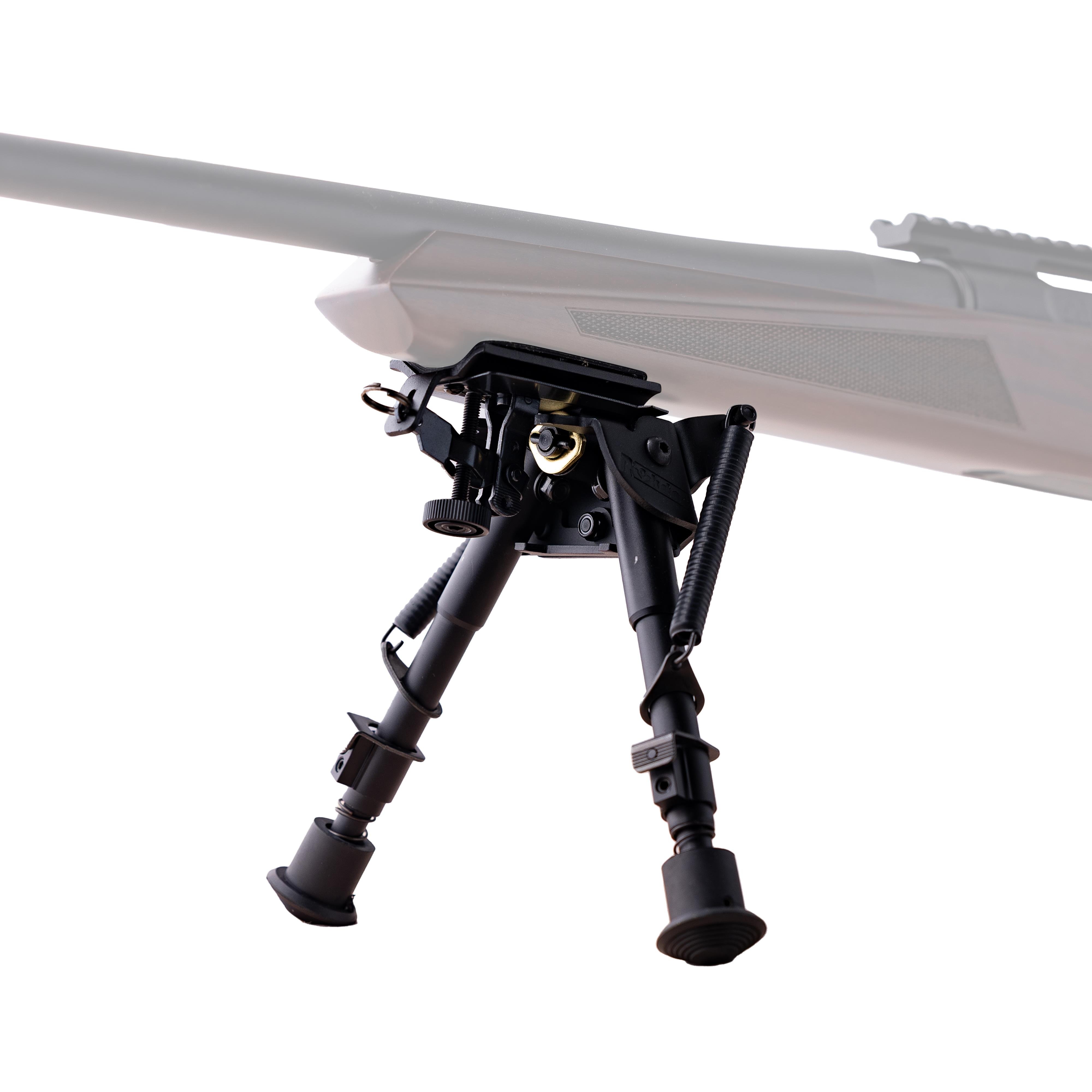 Huğlu Outdoor6 inç Dönme Özellikli Yaylı Geri Çekilebilir Bipod