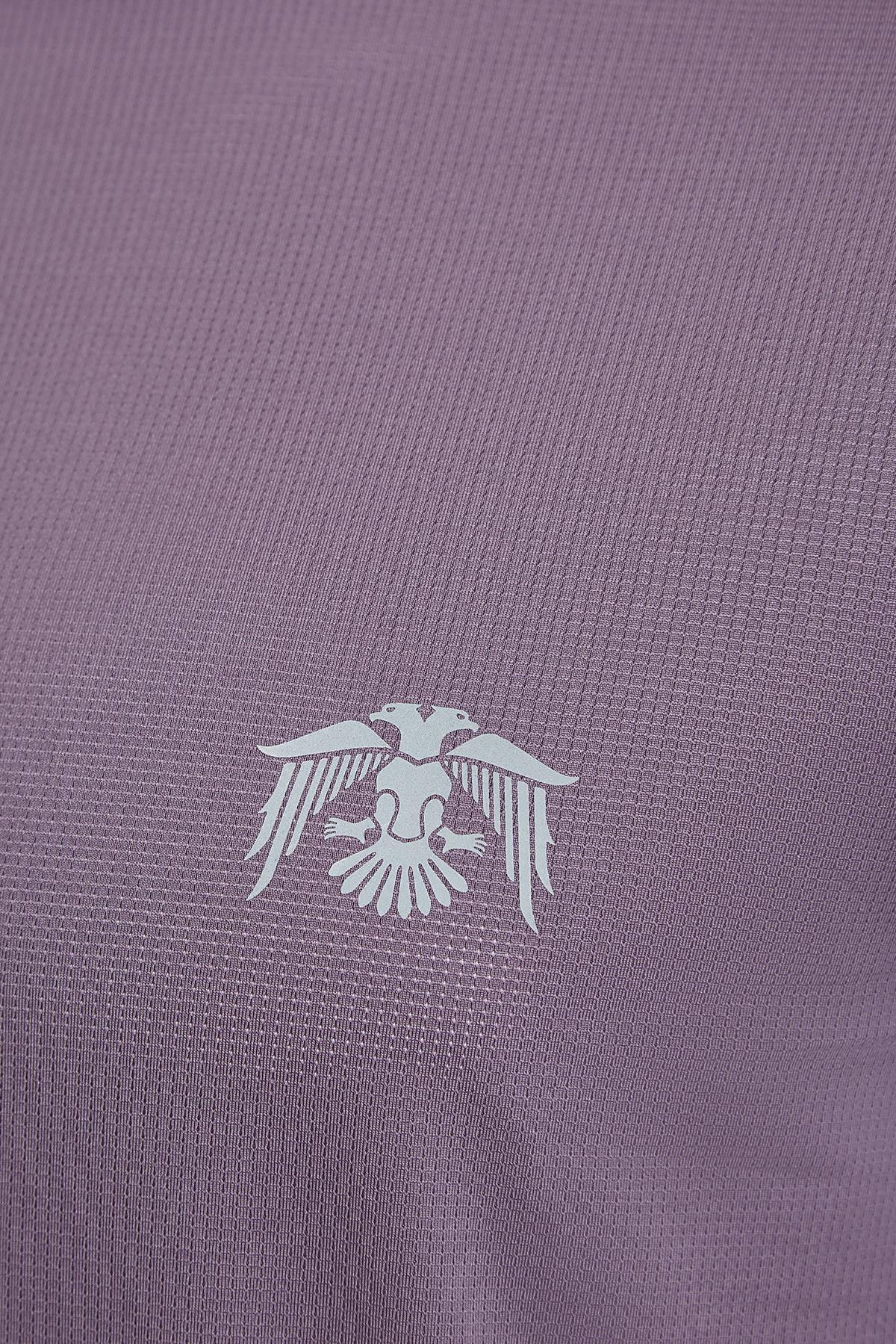 hugluoutdoorSuprem T-Shirt Lila Sıfır Yaka