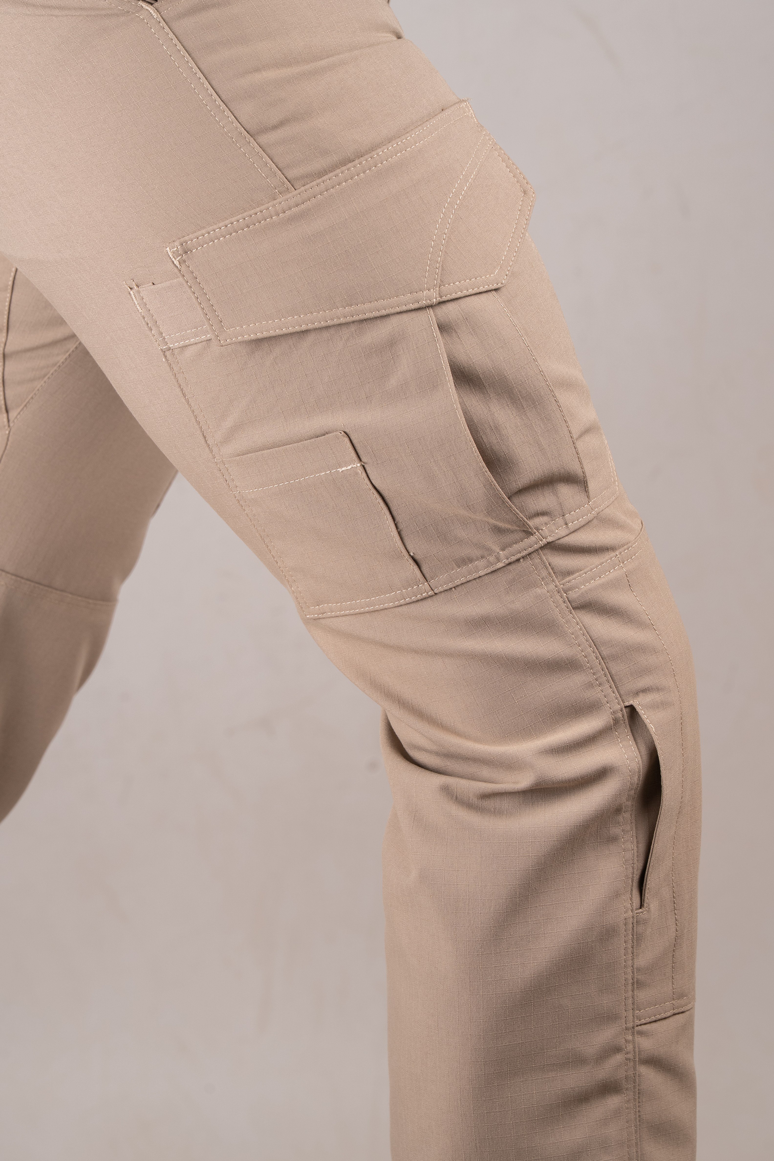 Huğlu Outdoor BEJ RİPSTOP TAKTİK PANTOLON 