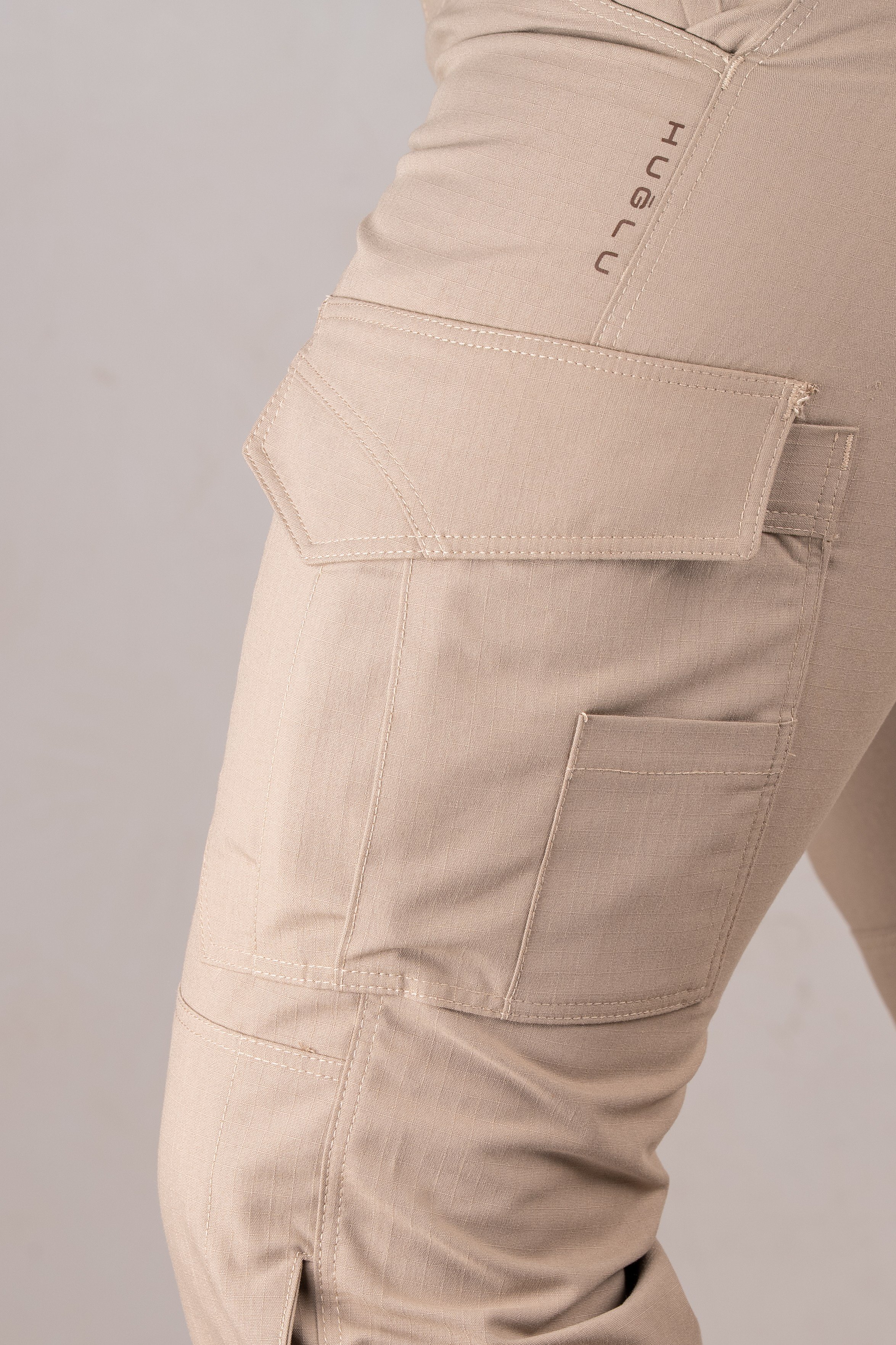 Huğlu Outdoor BEJ RİPSTOP TAKTİK PANTOLON 