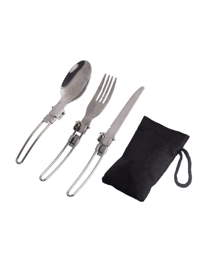 Huğlu OutdoorKatlanır Kaşık-Çatal-Bıçak