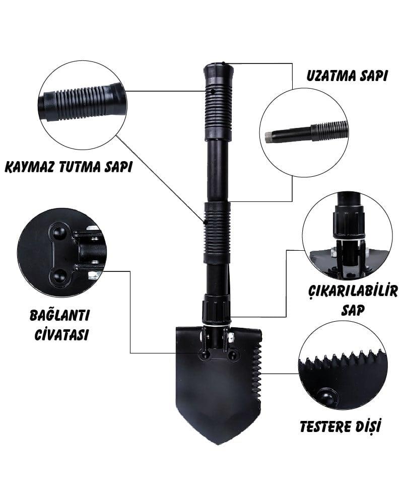 Huğlu OutdoorMini Katlanır Kürek