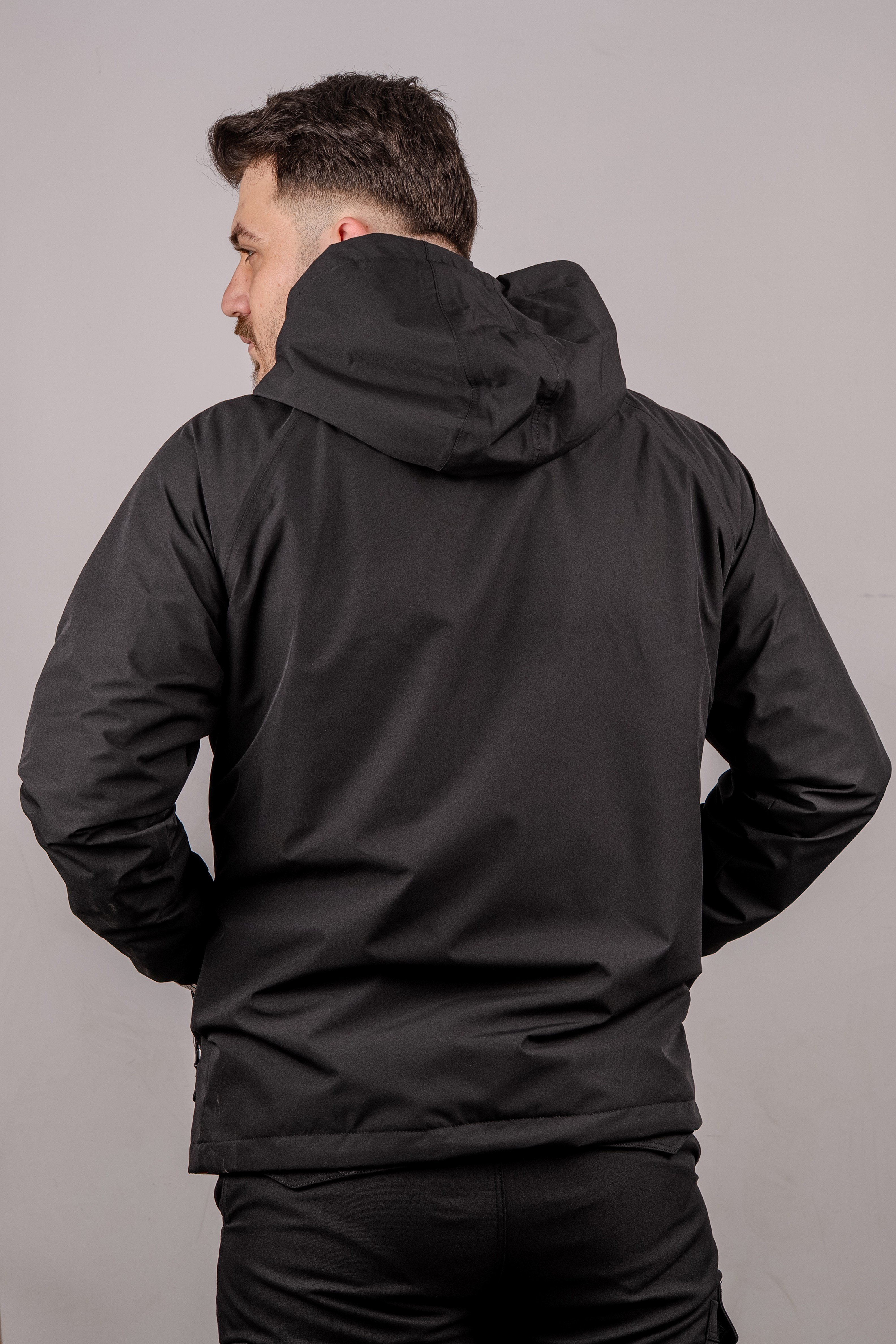 Huğlu Outdoor SİYAH- KIRMIZI ÇİFT TARAFLI YAĞMURLUK