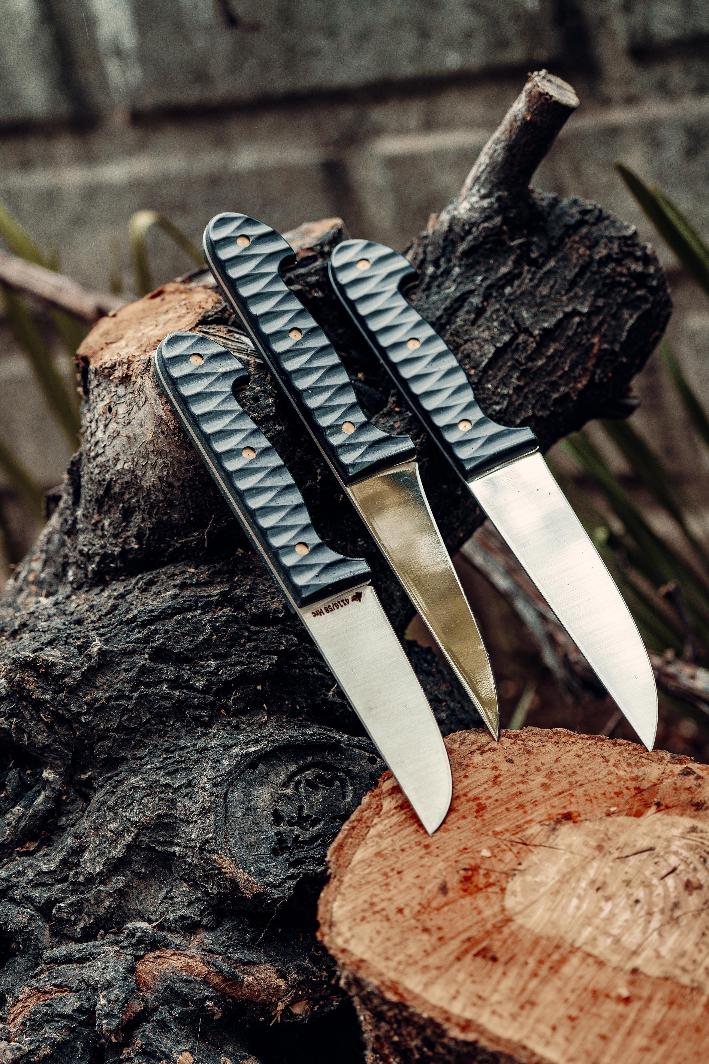 Huğlu Outdoor🔪 Profesyonel Kurban Kesim & Yüzme Seti (3'lü Özel Seri)