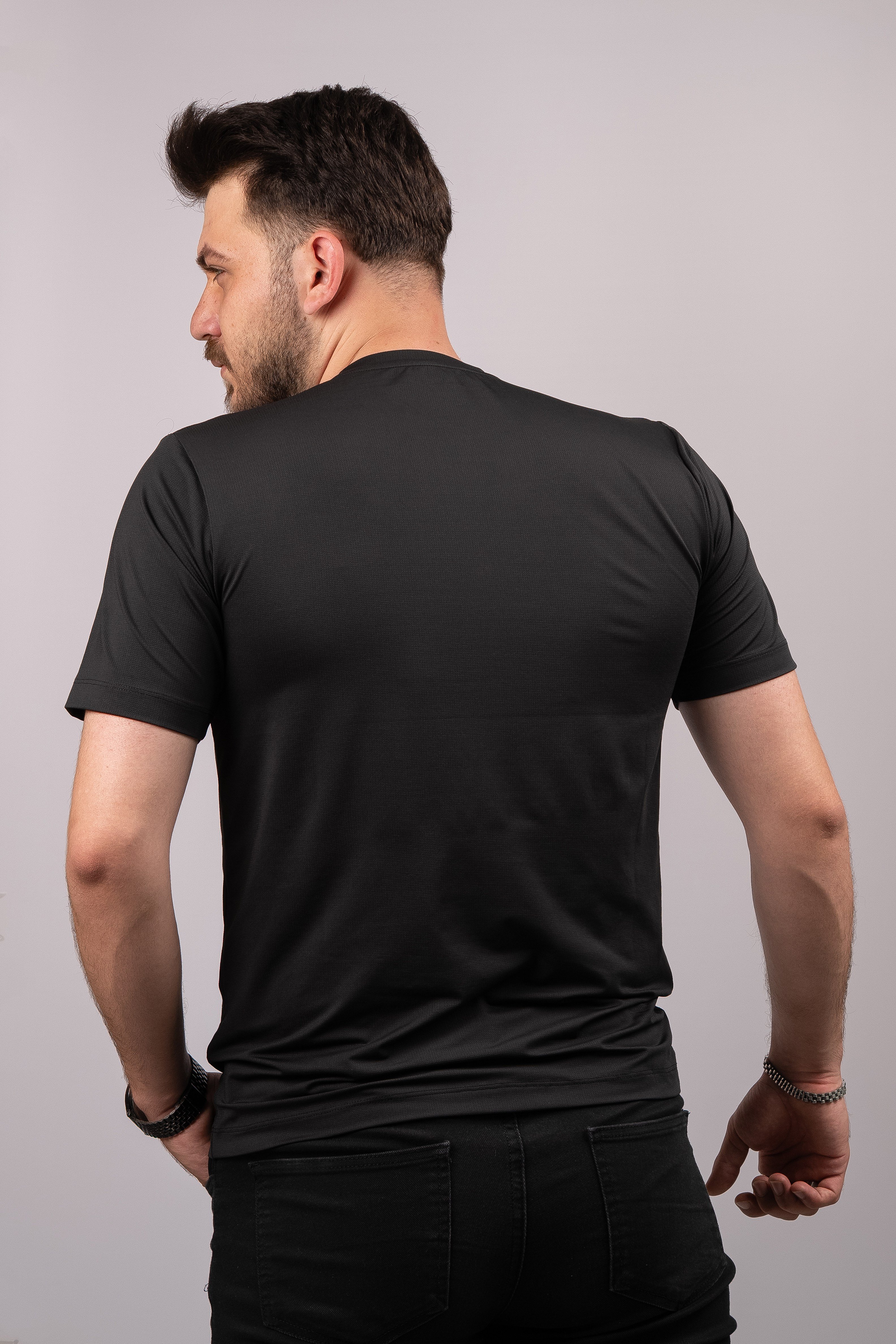 Huğlu Outdoor Mesh Suprem Siyah T-Shirt