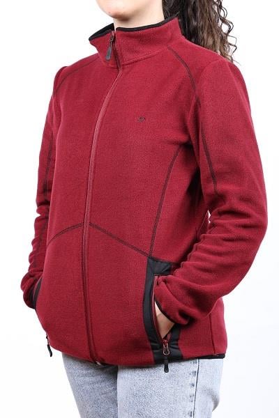 hugluoutdoorKADIN POLAR HIRKA - BORDO 