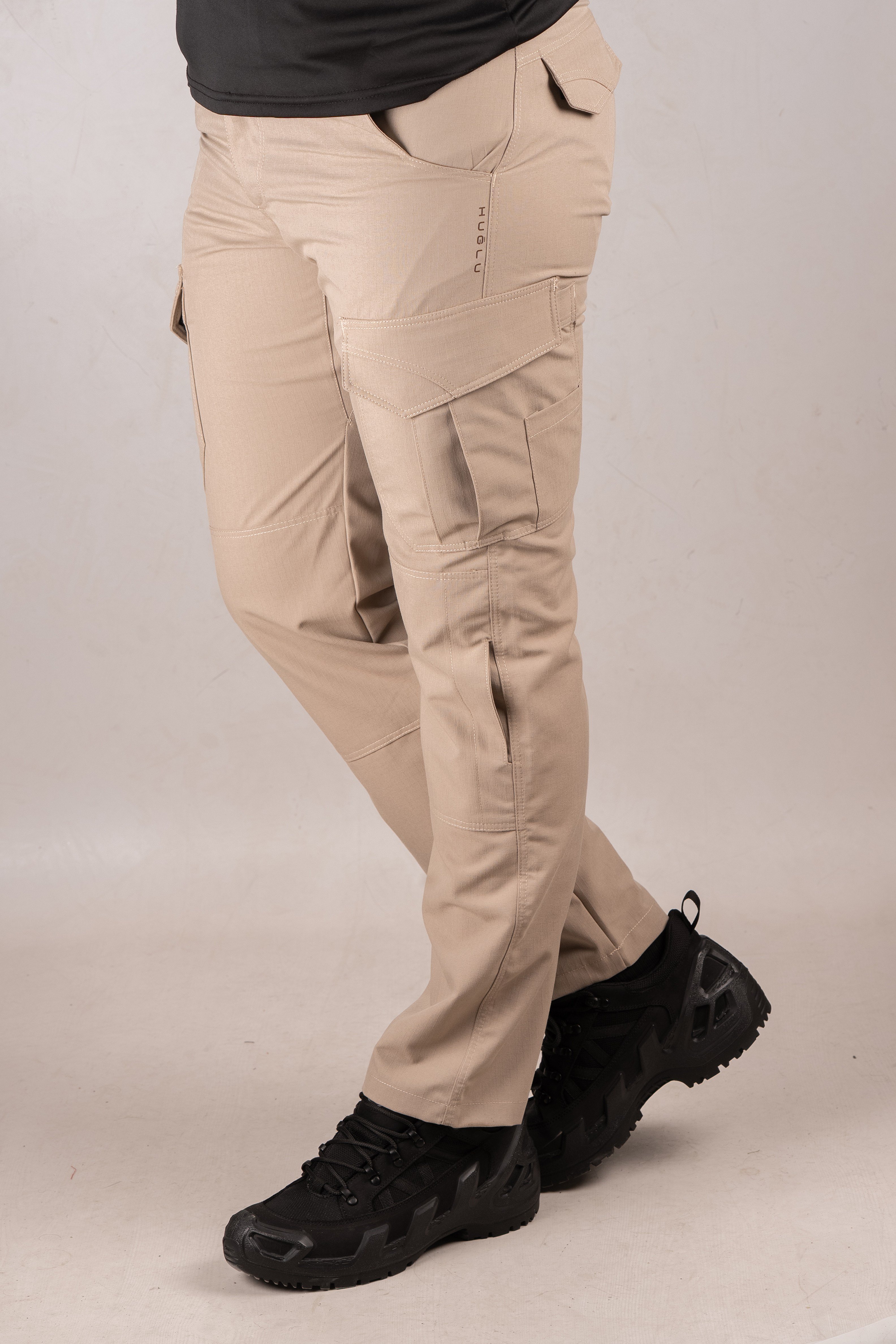 Huğlu Outdoor BEJ RİPSTOP TAKTİK PANTOLON 