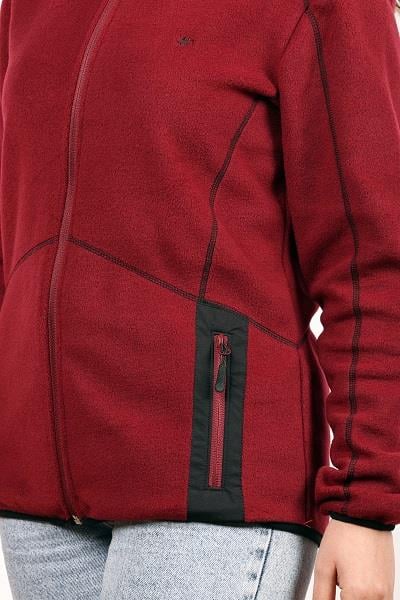 hugluoutdoorKADIN POLAR HIRKA - BORDO 
