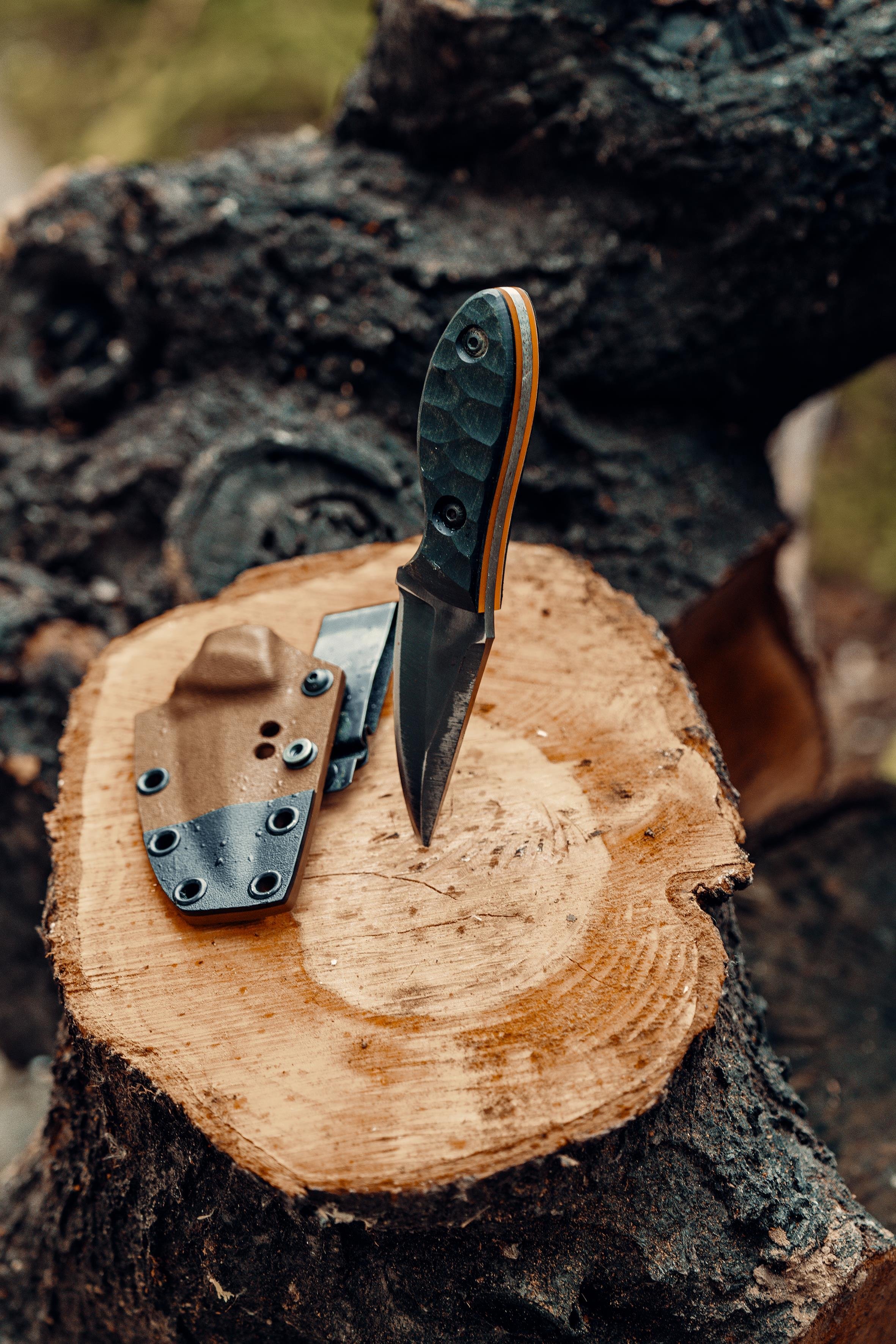 Huğlu OutdoorÇELİK D2 EDC KOMPAKT KABZELİ