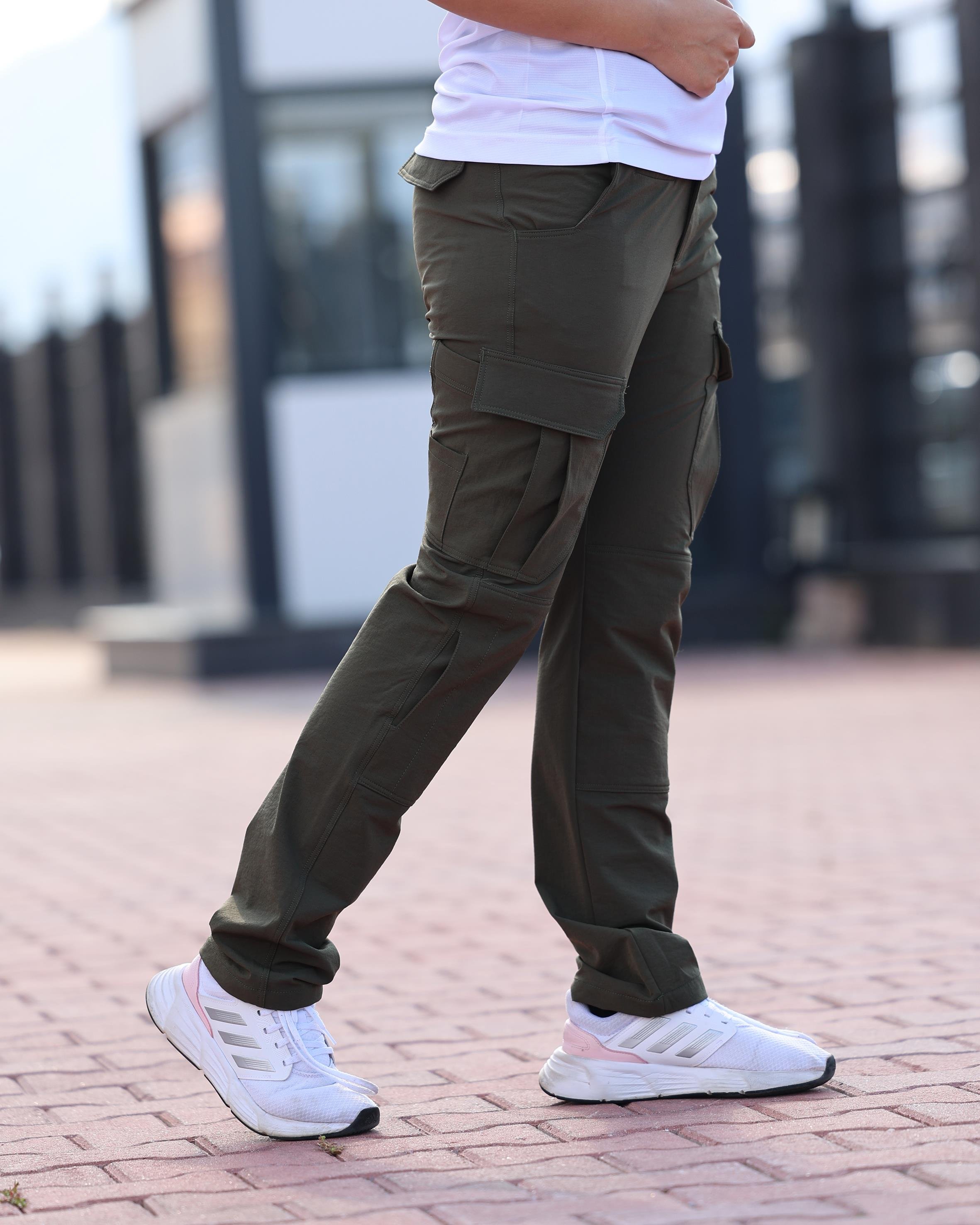 Huğlu OutdoorHaki Unisex Taktik Trekking Pantolon