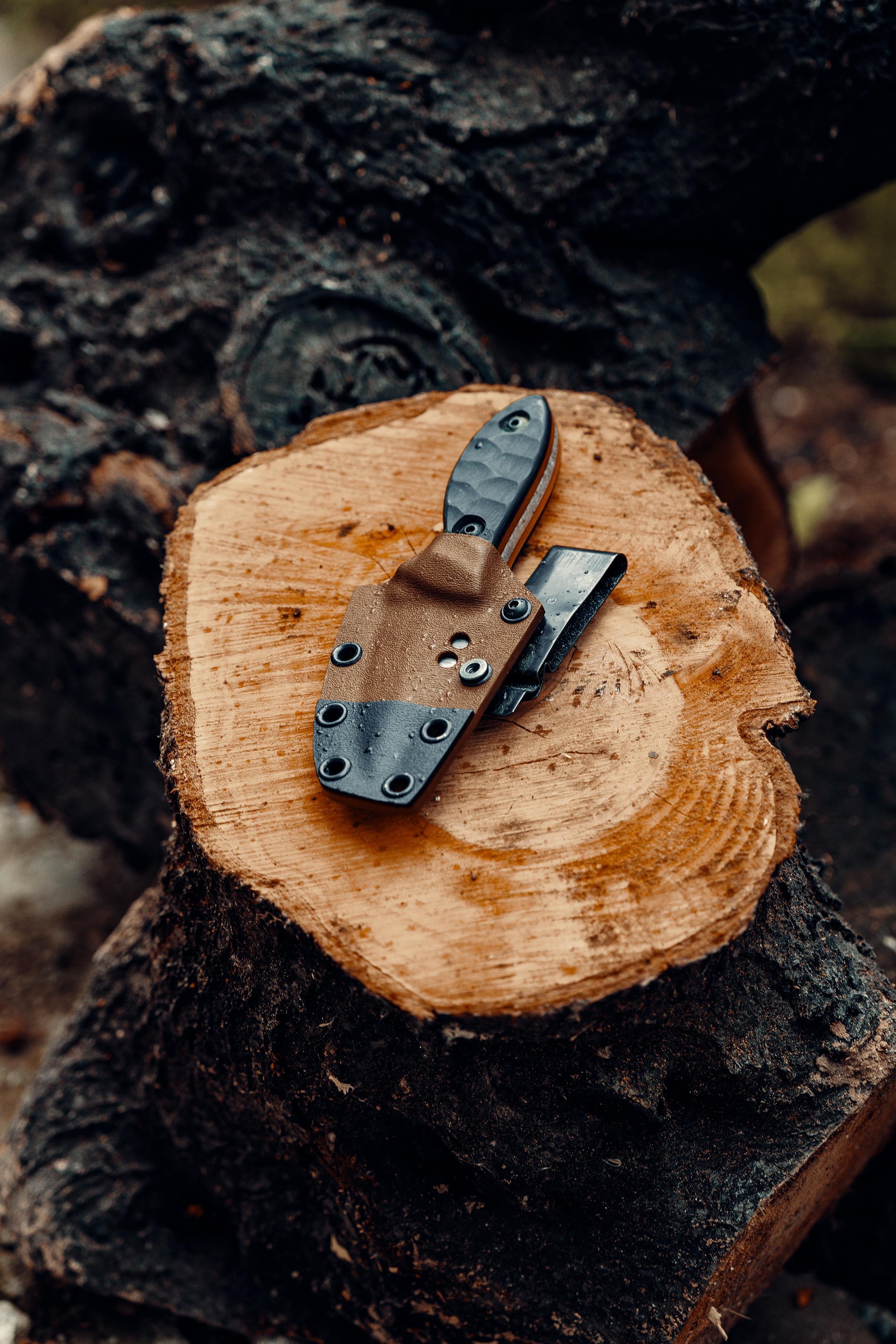 Huğlu OutdoorÇELİK D2 EDC KOMPAKT KABZELİ