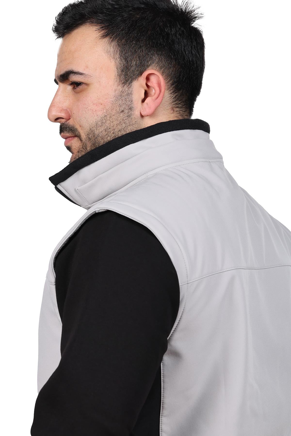 hugluoutdoorİki Renkli Fonksiyonel Taktik Softshell Mont