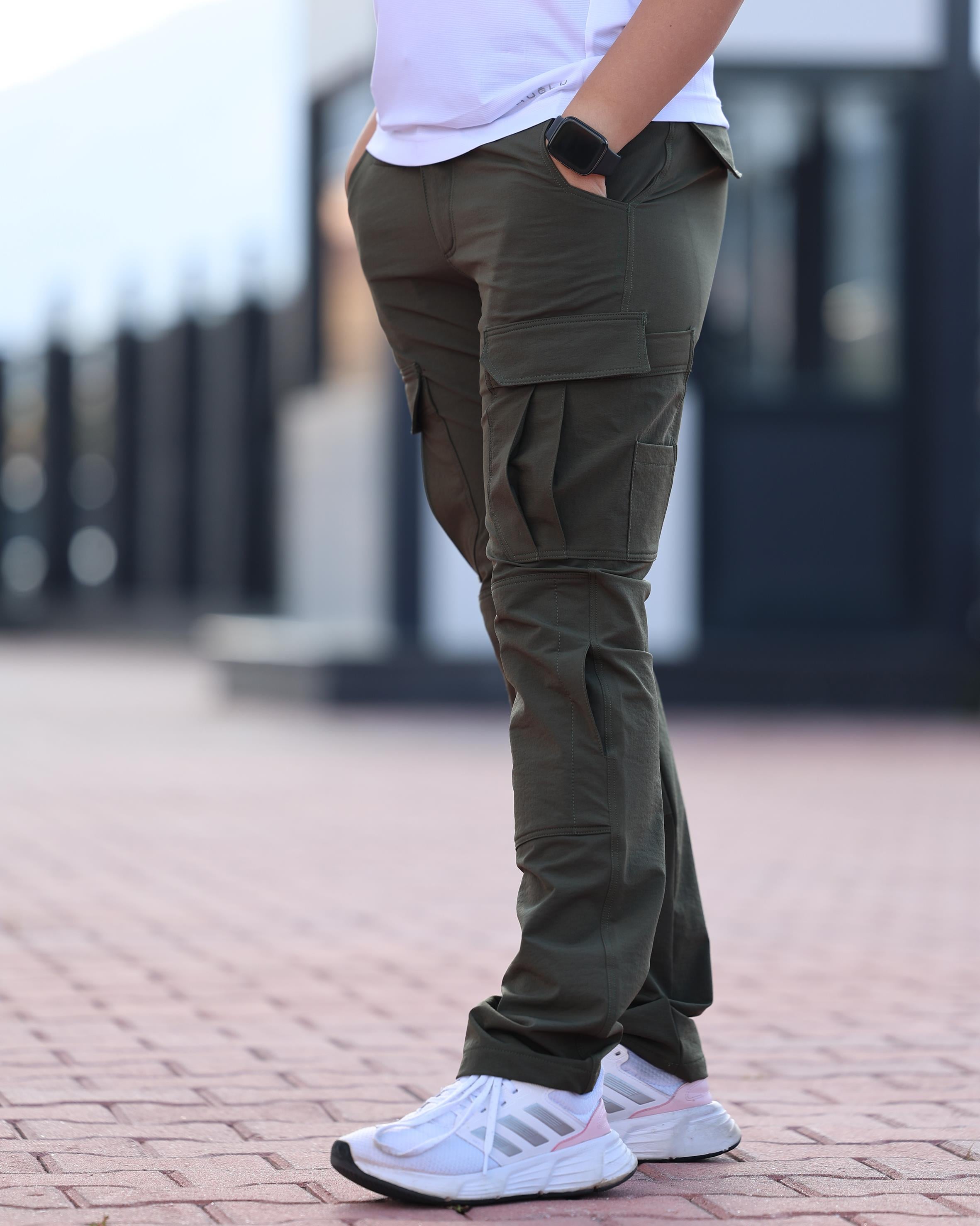 Huğlu OutdoorHaki Unisex Taktik Trekking Pantolon