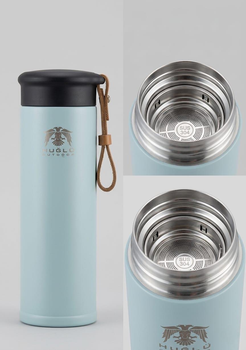 Huğlu OutdoorHUĞLU 7132 - 500 ML PASLANMAZ ÇELİK TERMOS TURKUAZ