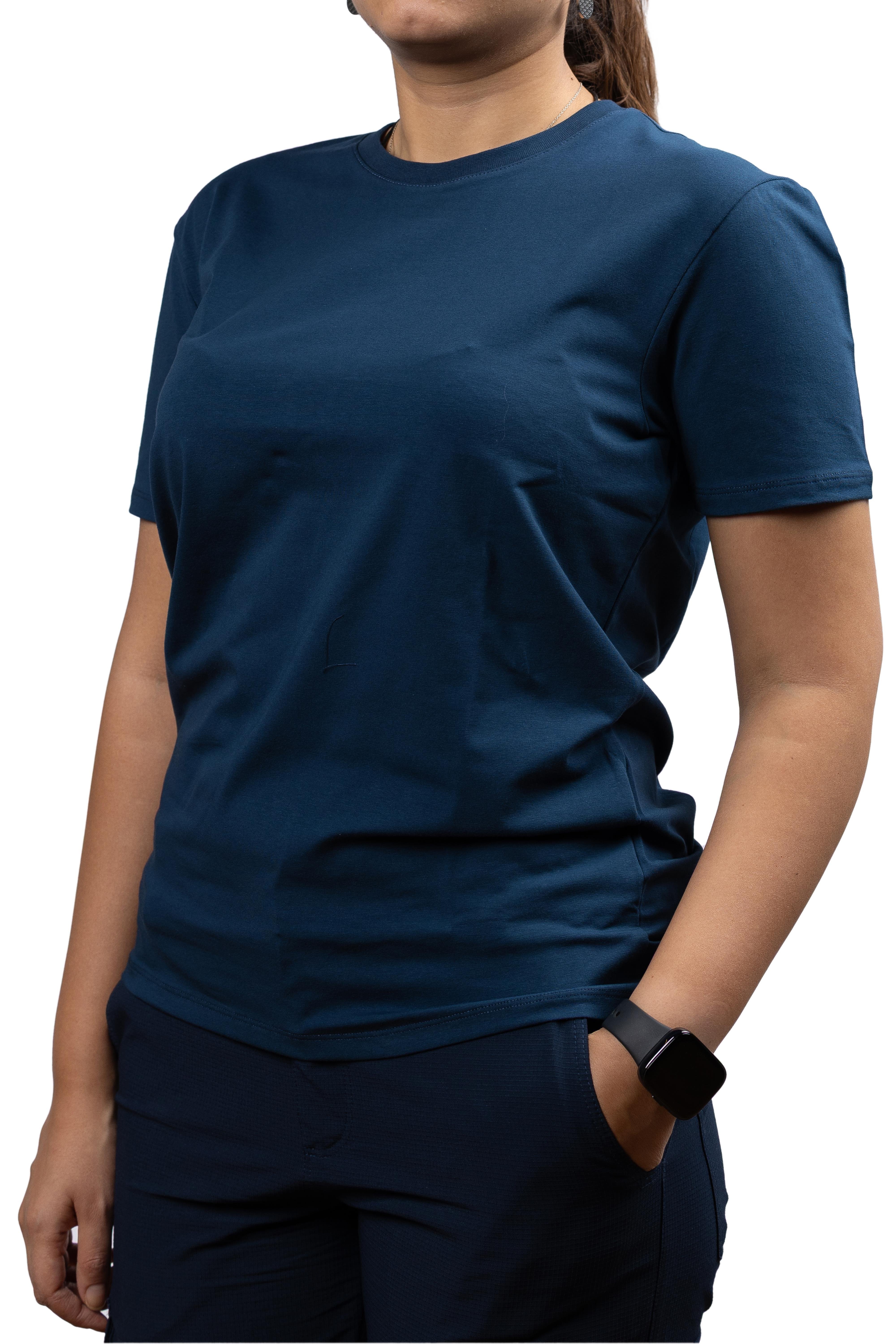 Huğlu OutdoorFit Kalıp Baskısız Lacivert T-shirt