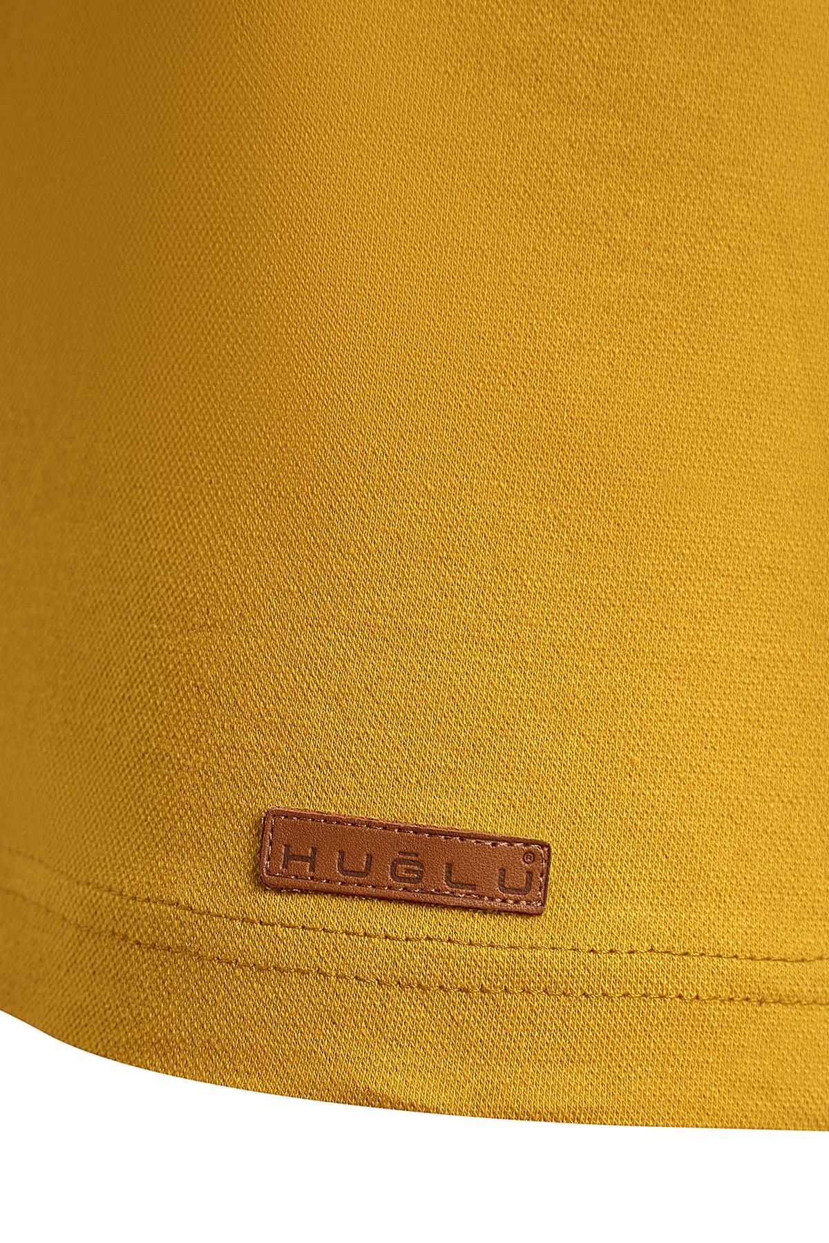 hugluoutdoorPolo Yaka T-Shirt Hardal Sarısı