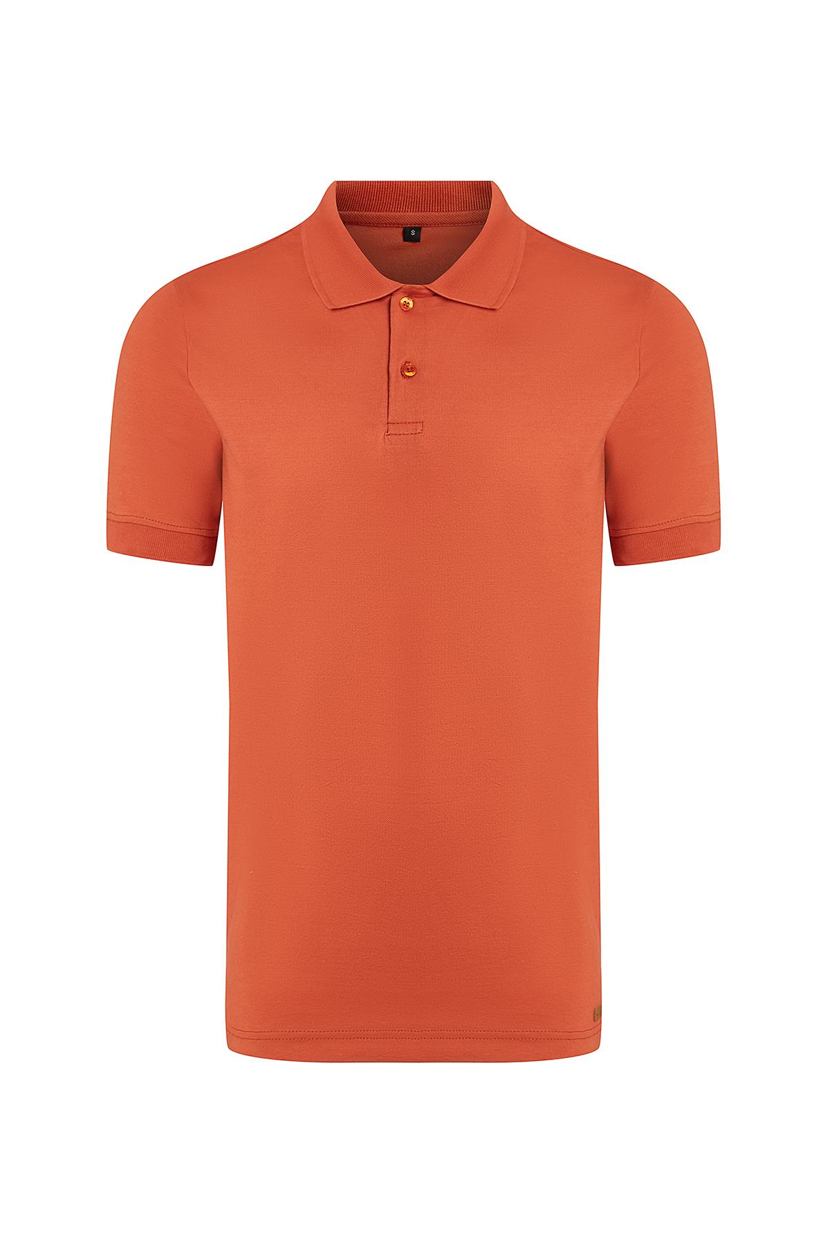 hugluoutdoor Polo Yaka T-Shirt Kiremit