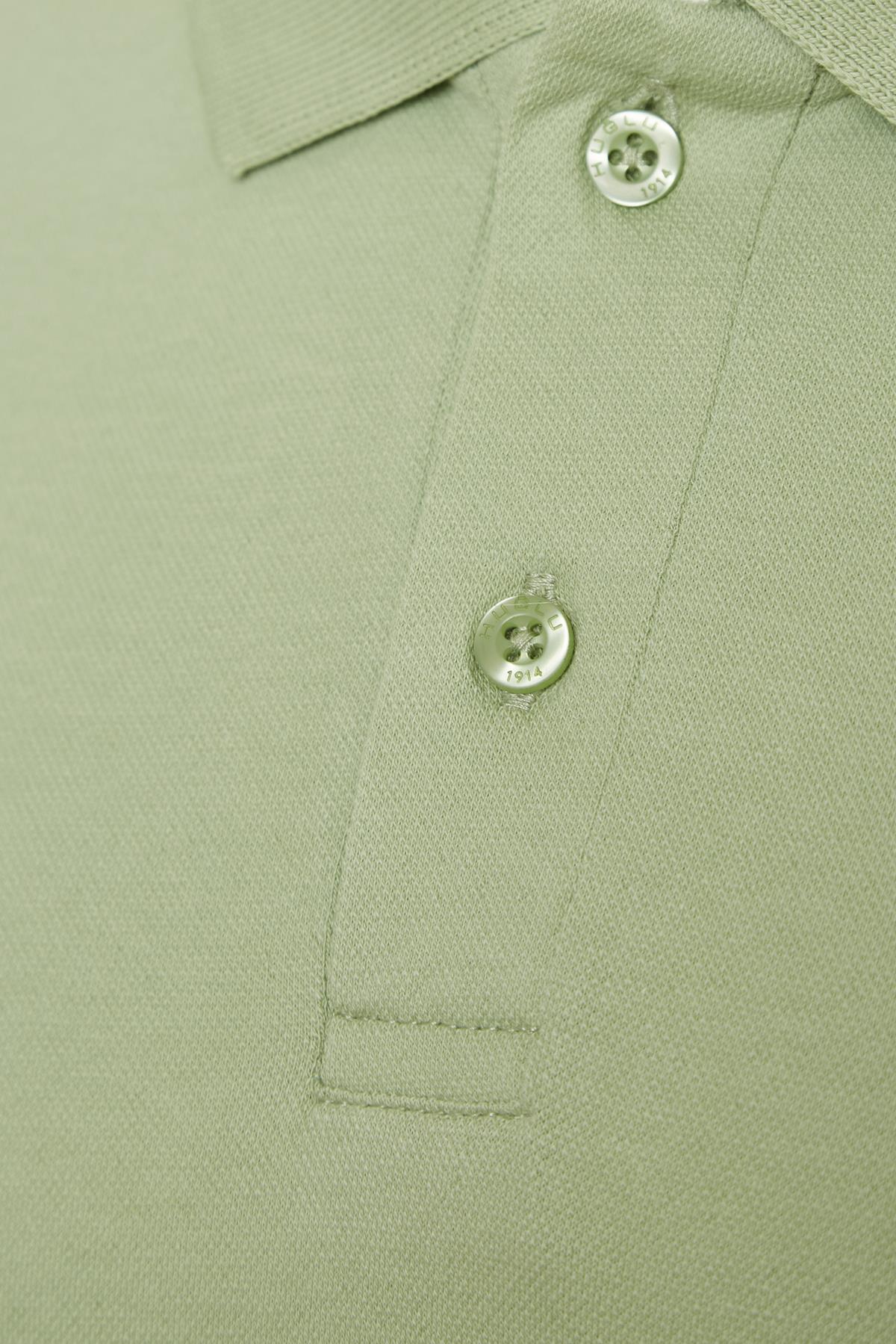 hugluoutdoorPolo Yaka T-Shirt Su Yeşili