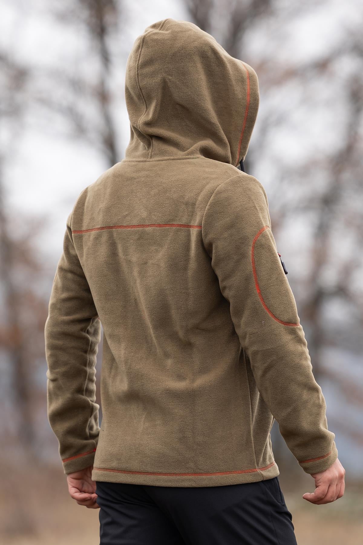 hugluoutdoor6 Cepli Haki Polar Hırka
