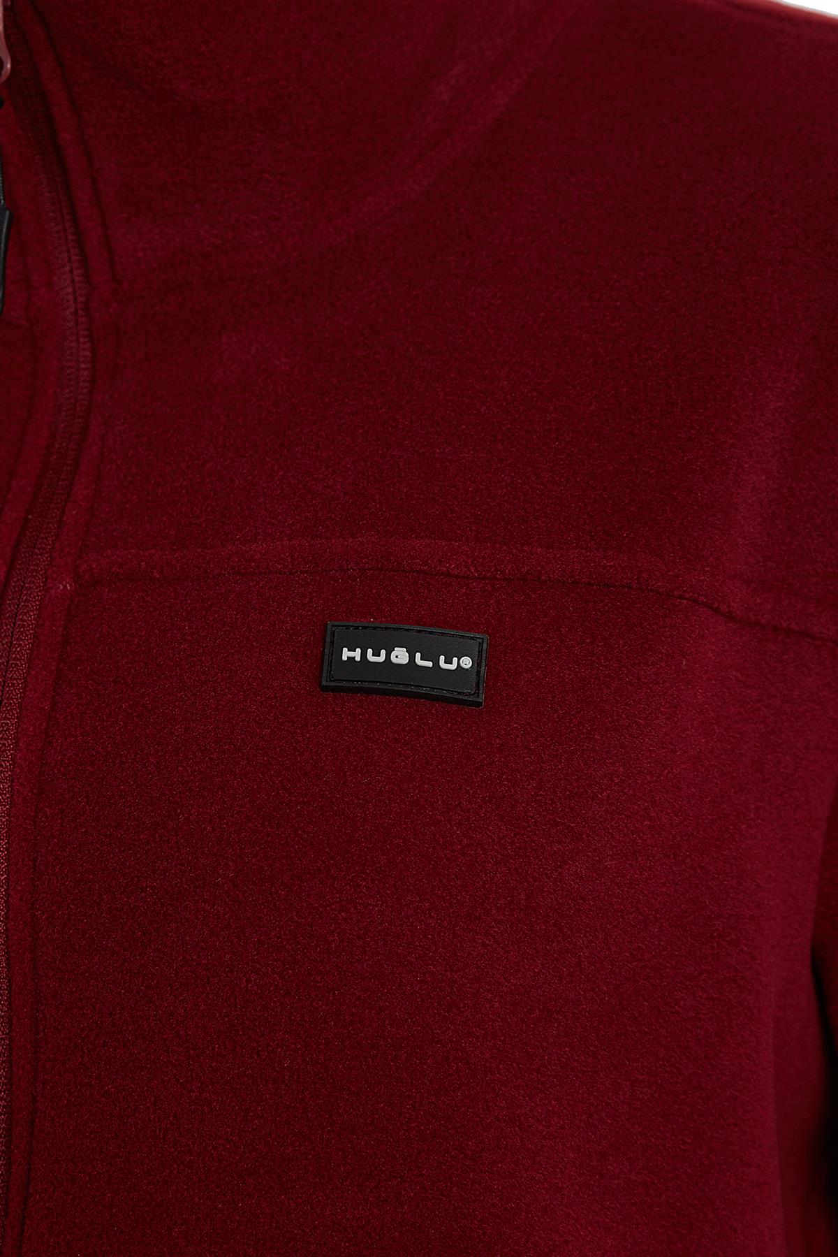 hugluoutdoorTek Robalı Bordo Polar HIrka