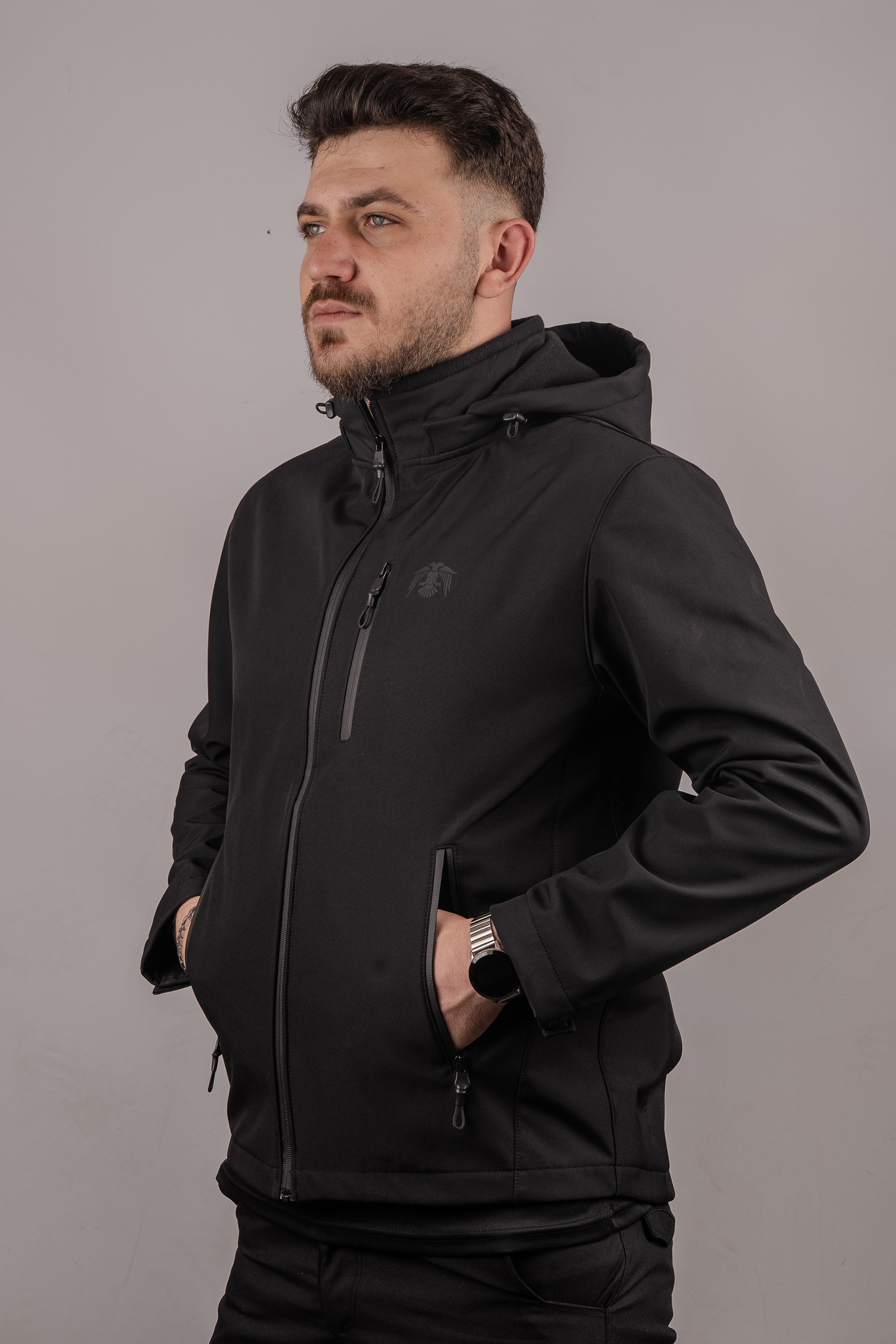 Huğlu Outdoor Fonksiyonel Softshell Mont