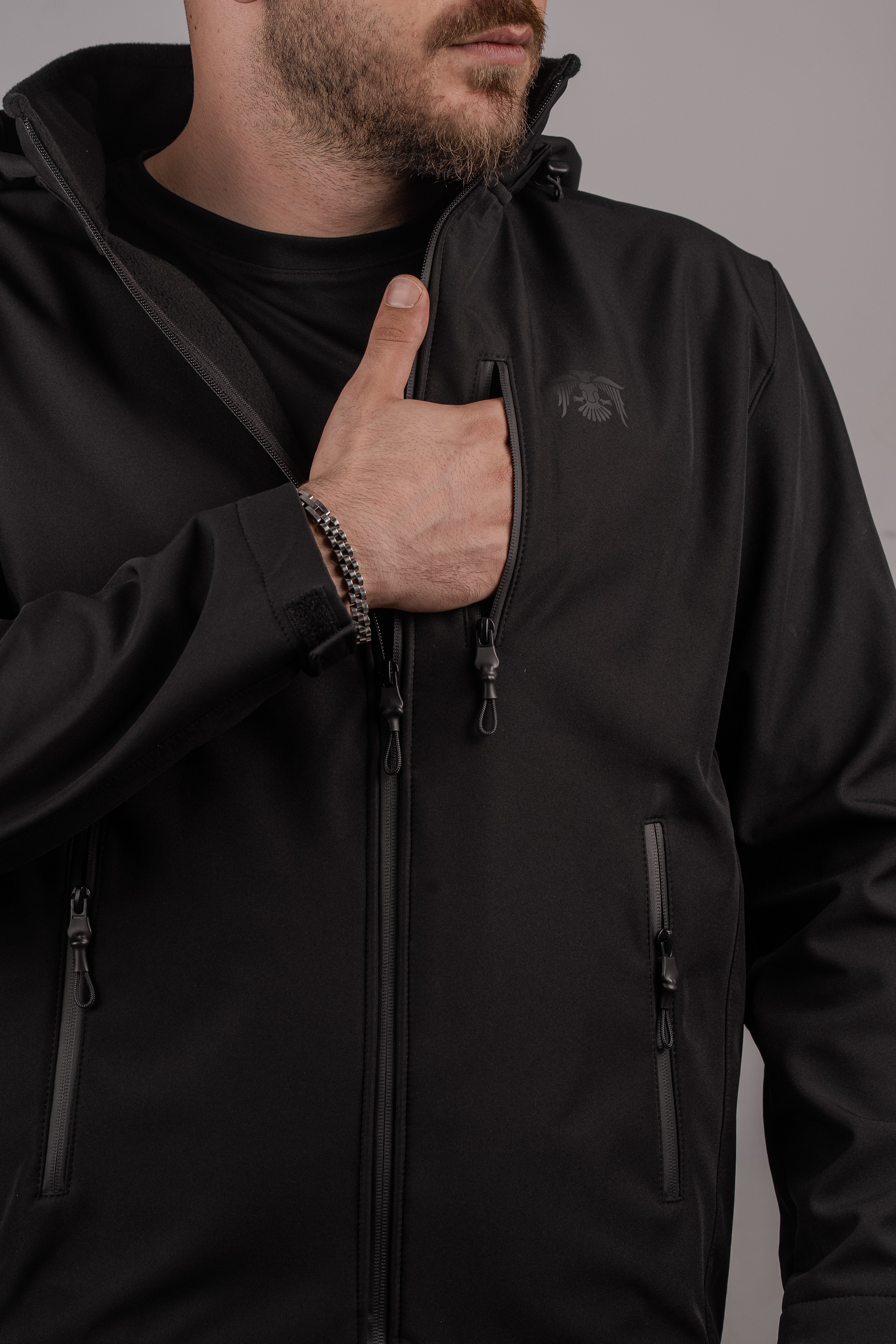 Huğlu Outdoor Fonksiyonel Softshell Mont