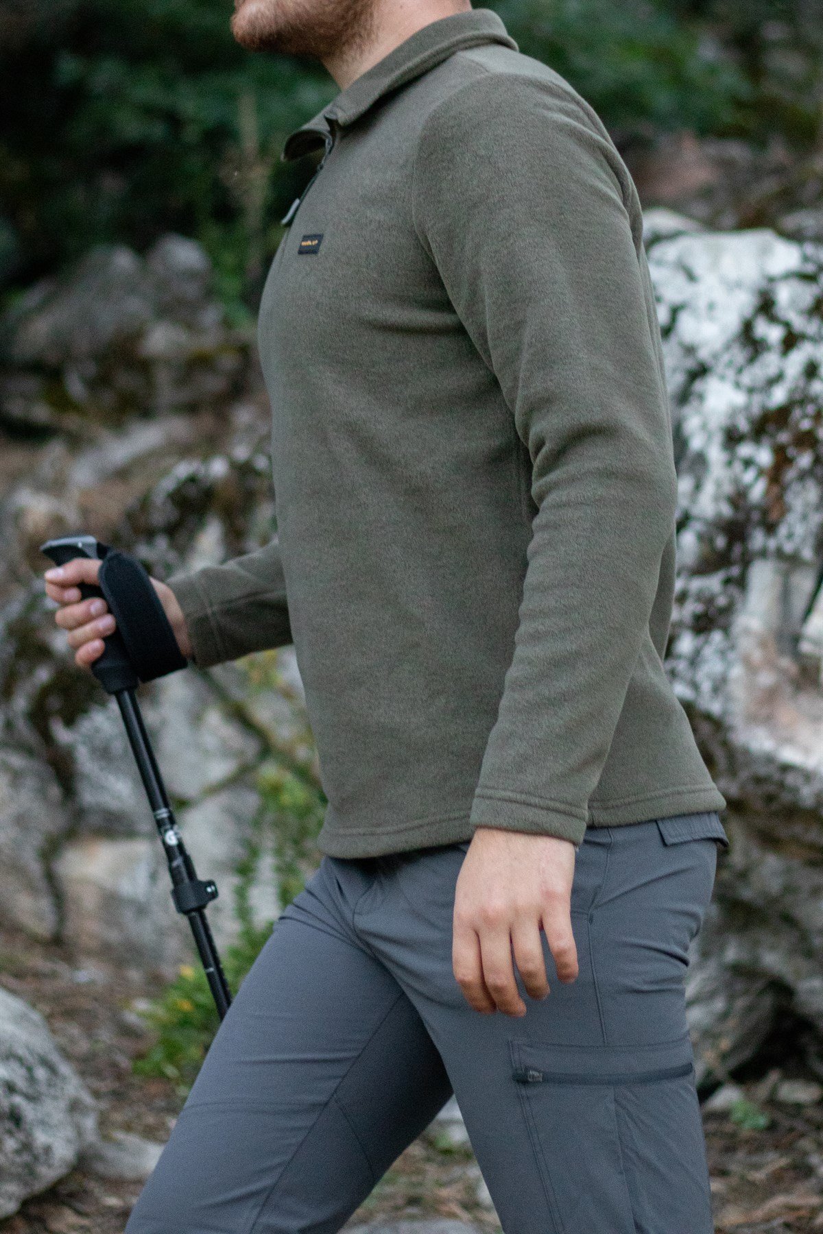 hugluoutdoorHaki Polar Sweatshirt