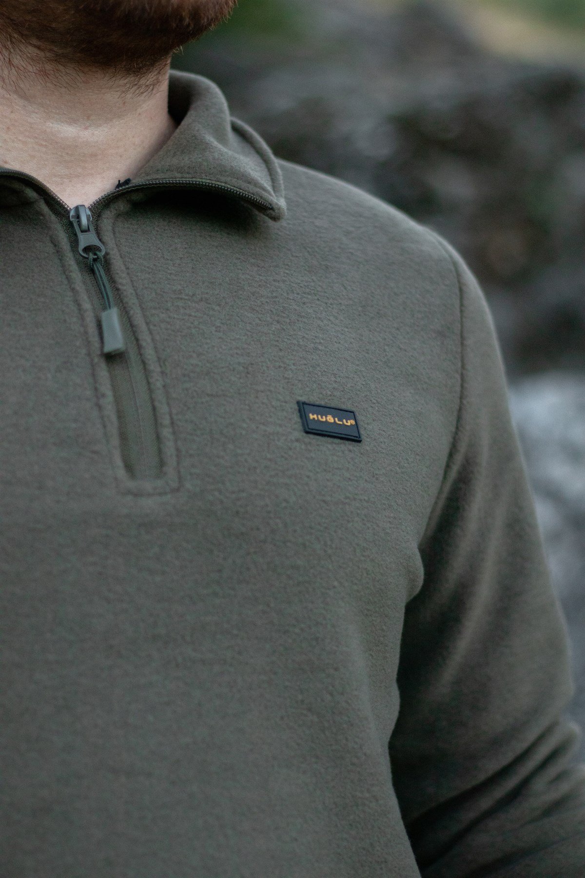 hugluoutdoorHaki Polar Sweatshirt