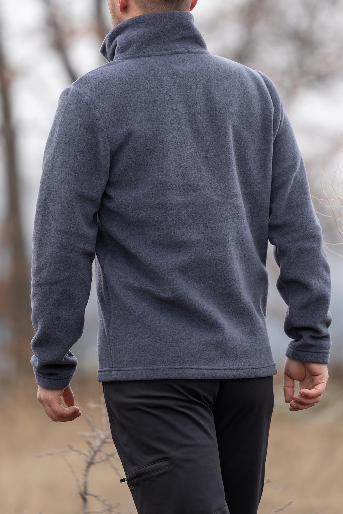 hugluoutdoorFüme Polar Sweatshirt Kartal Nakışlı 