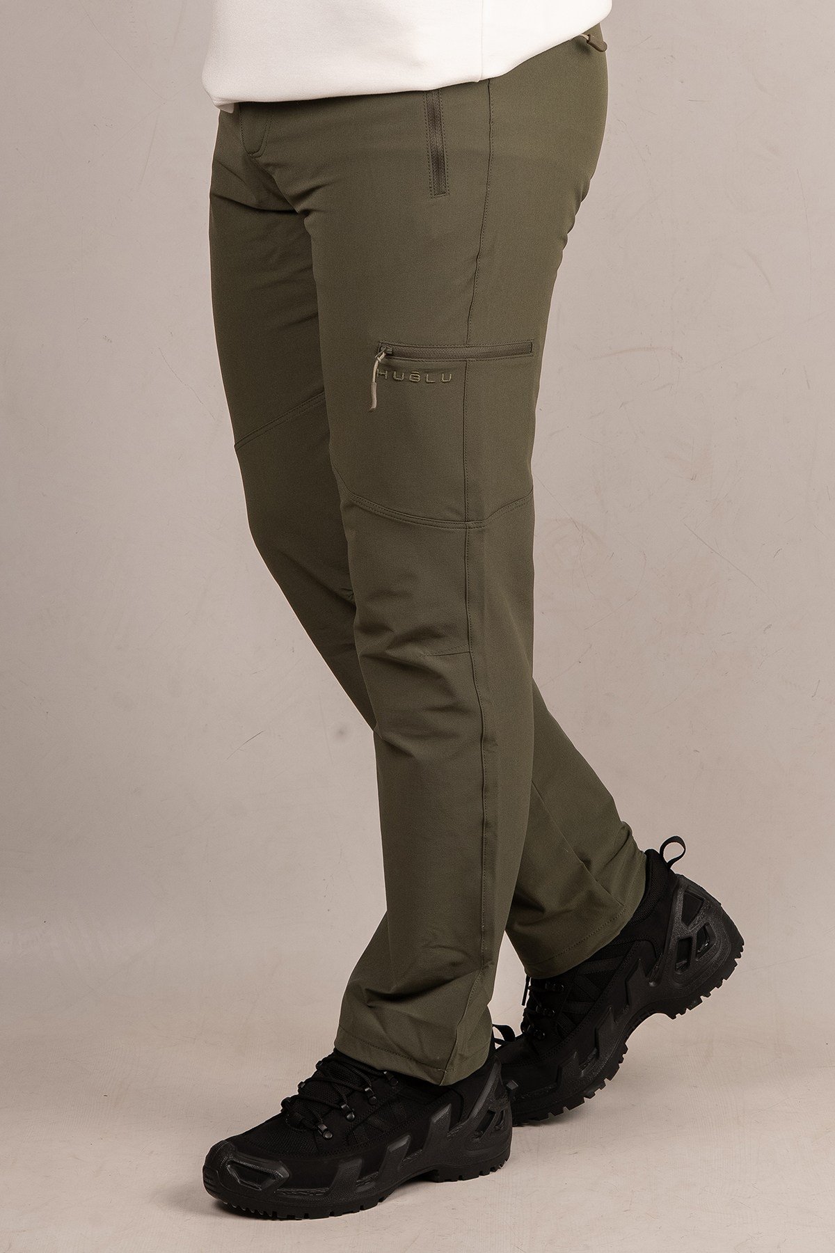 Huğlu Outdoor Haki Esnek Trekking Pantolon