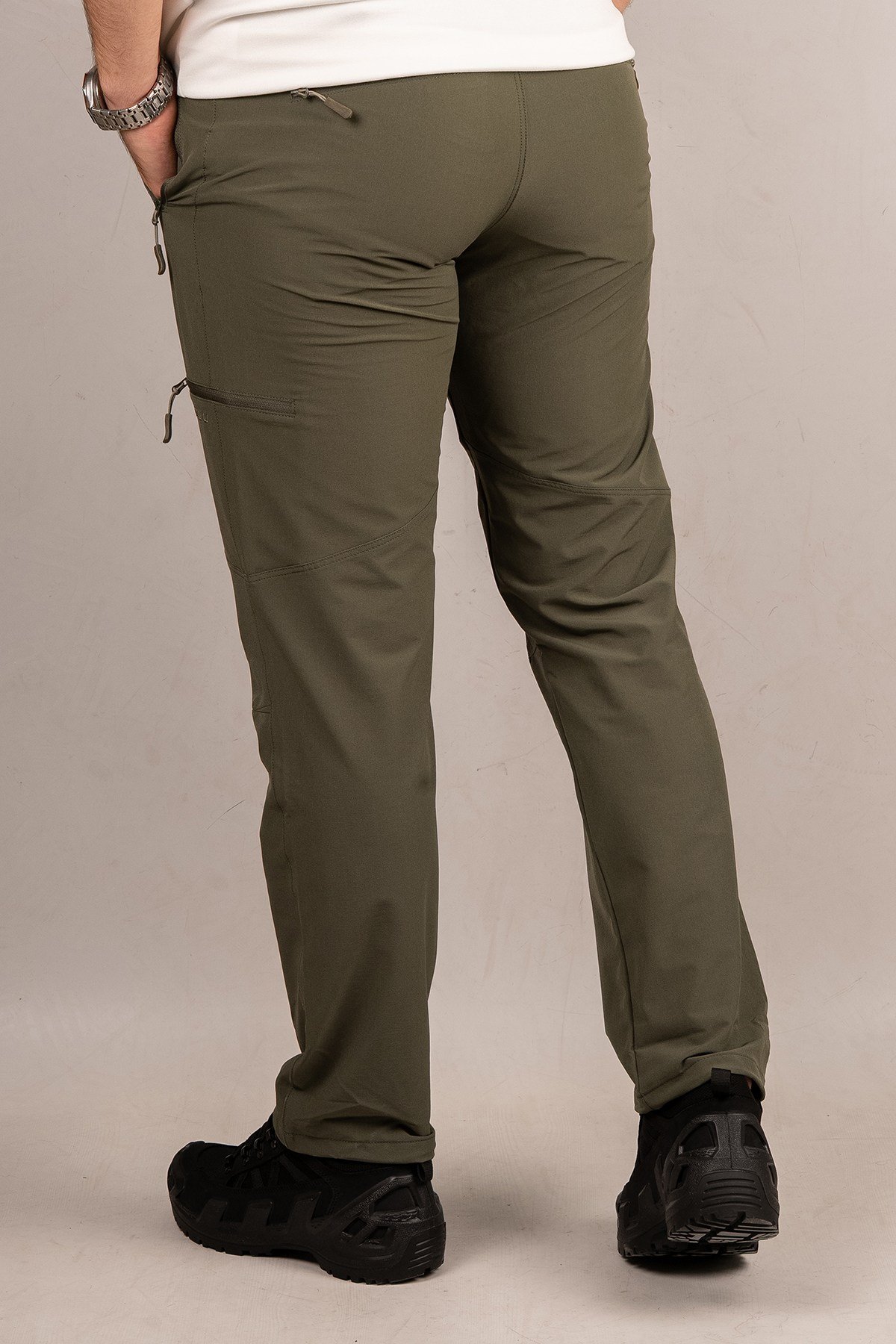 Huğlu Outdoor Haki Esnek Trekking Pantolon