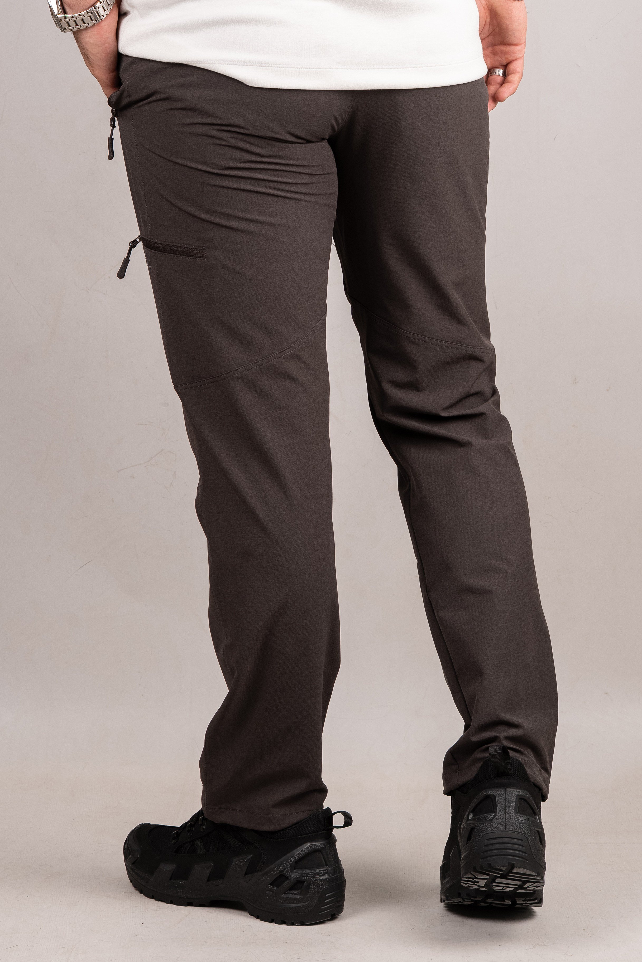 Huğlu Outdoor  Gri Esnek Trekking Pantolon
