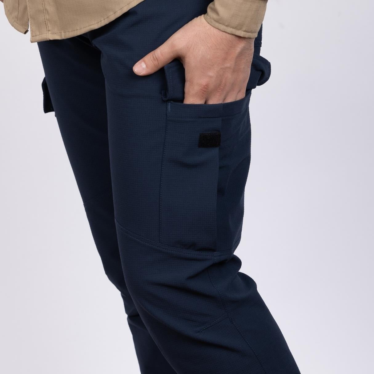 hugluoutdoorKargo Cepli Esnek Pantolon Lacivert