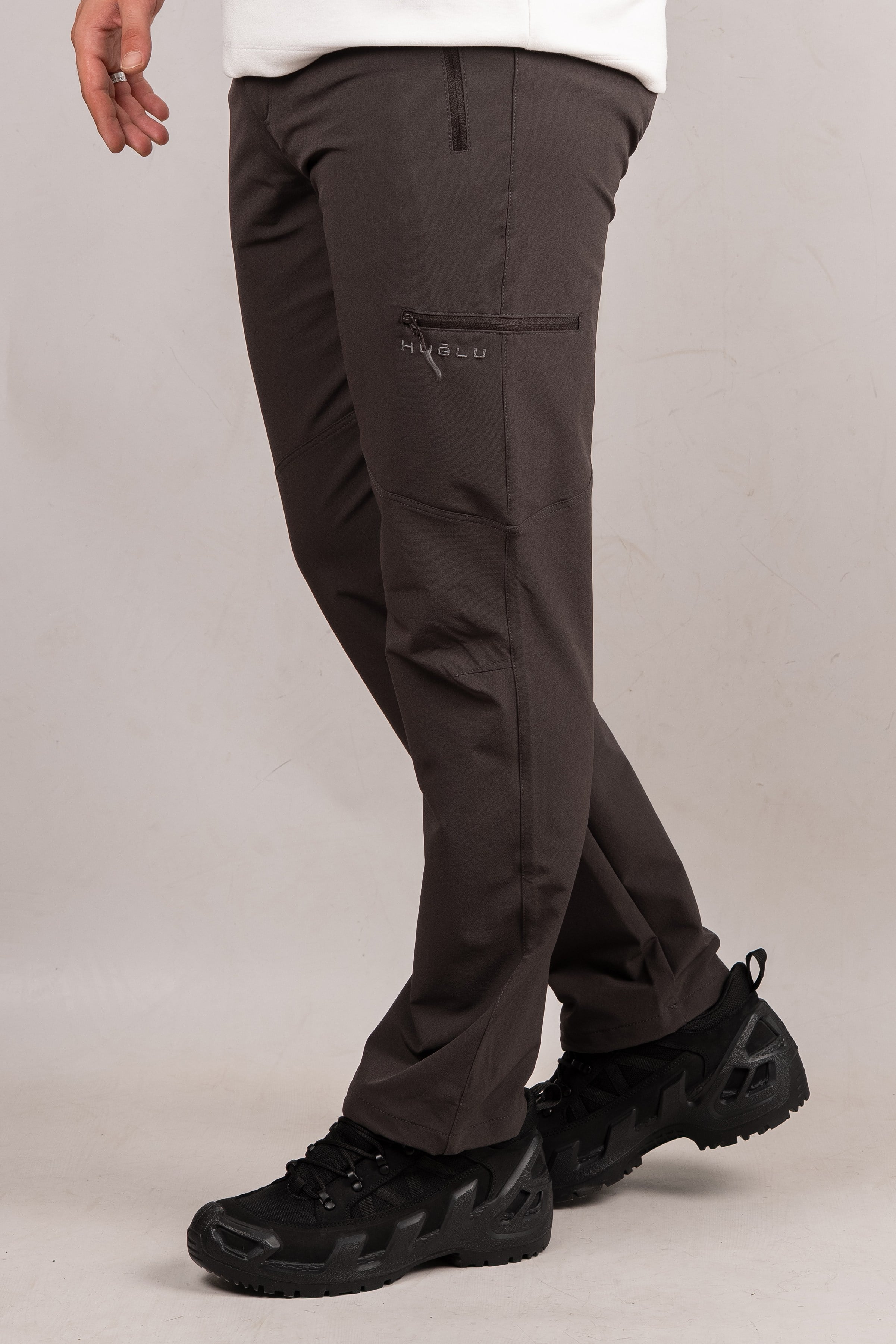 Huğlu Outdoor  Gri Esnek Trekking Pantolon