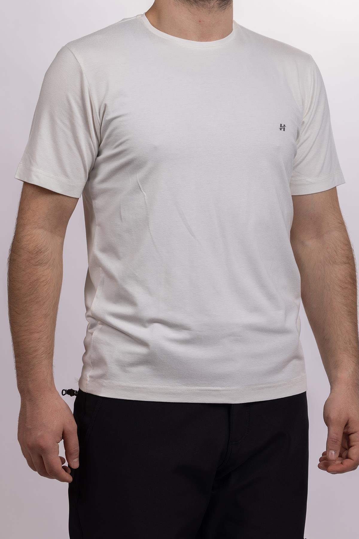 hugluoutdoorEkru Viskon T-shirt