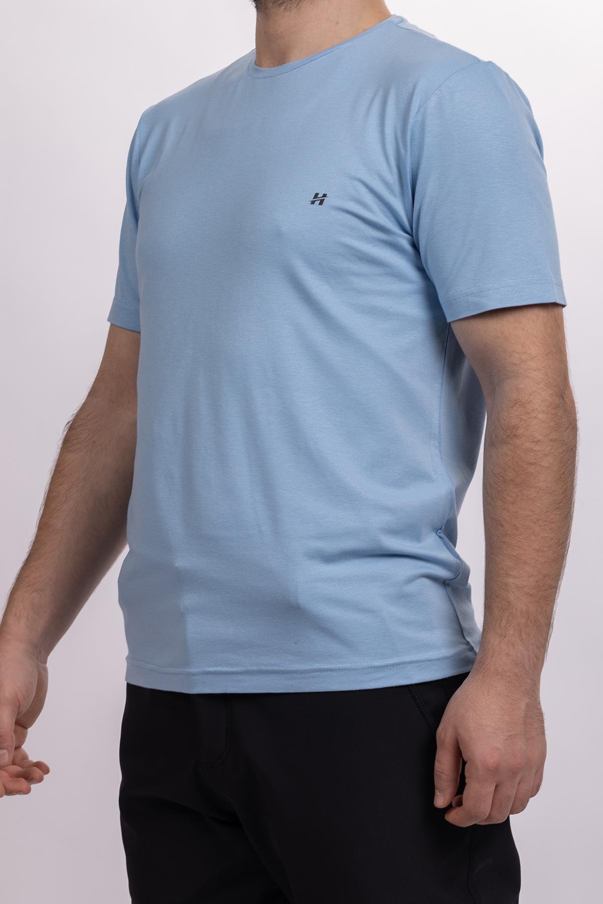 hugluoutdoorMavi Viskon Basic T-shirt