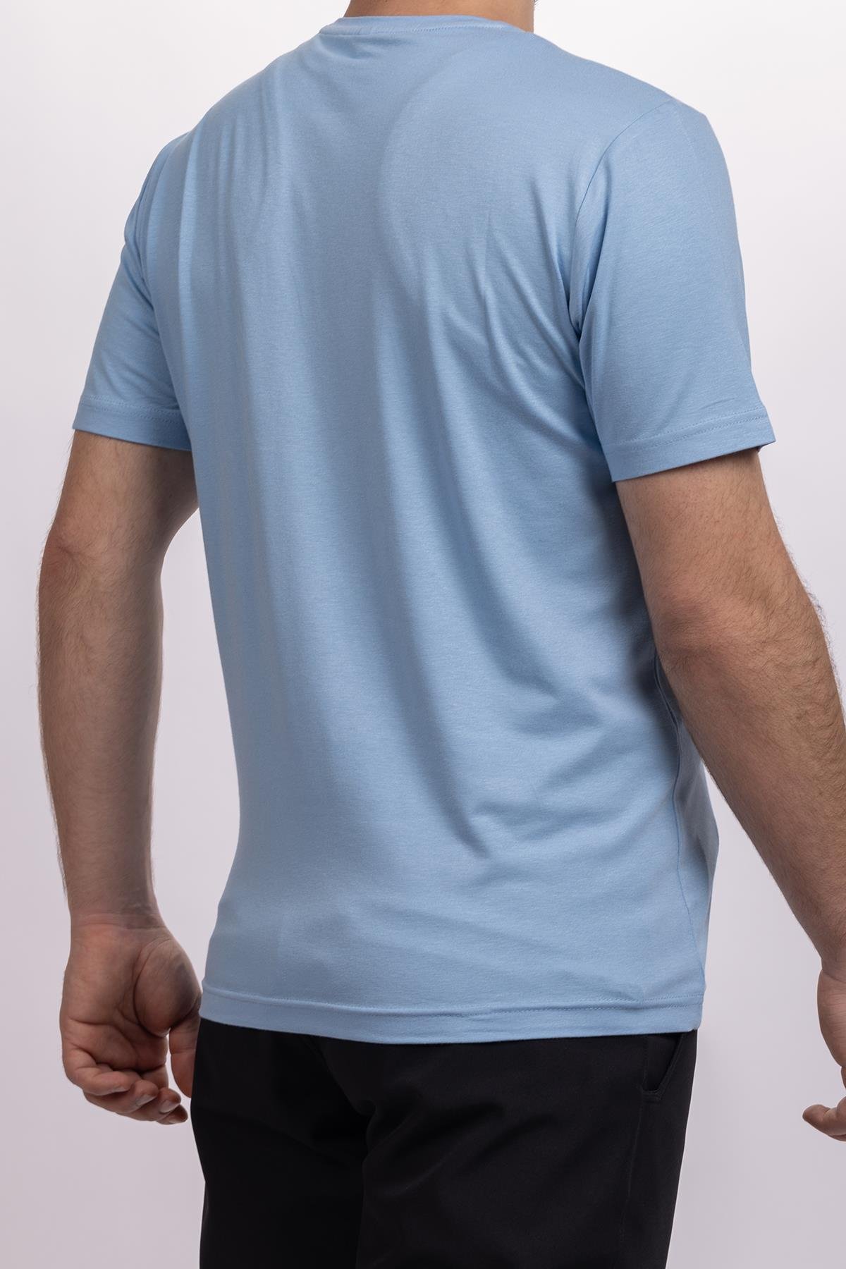 hugluoutdoorMavi Viskon Basic T-shirt