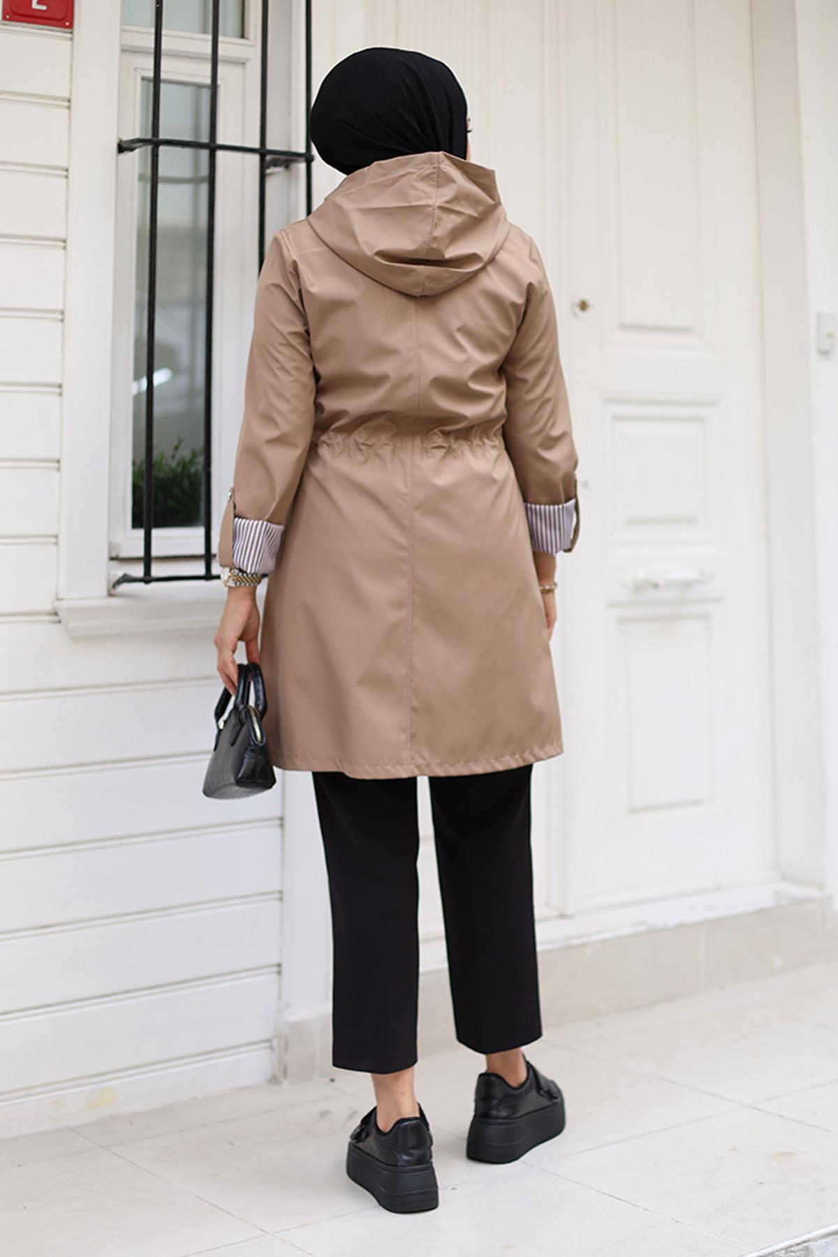 Tünel Detaylı Bondit Kap Bej 1220