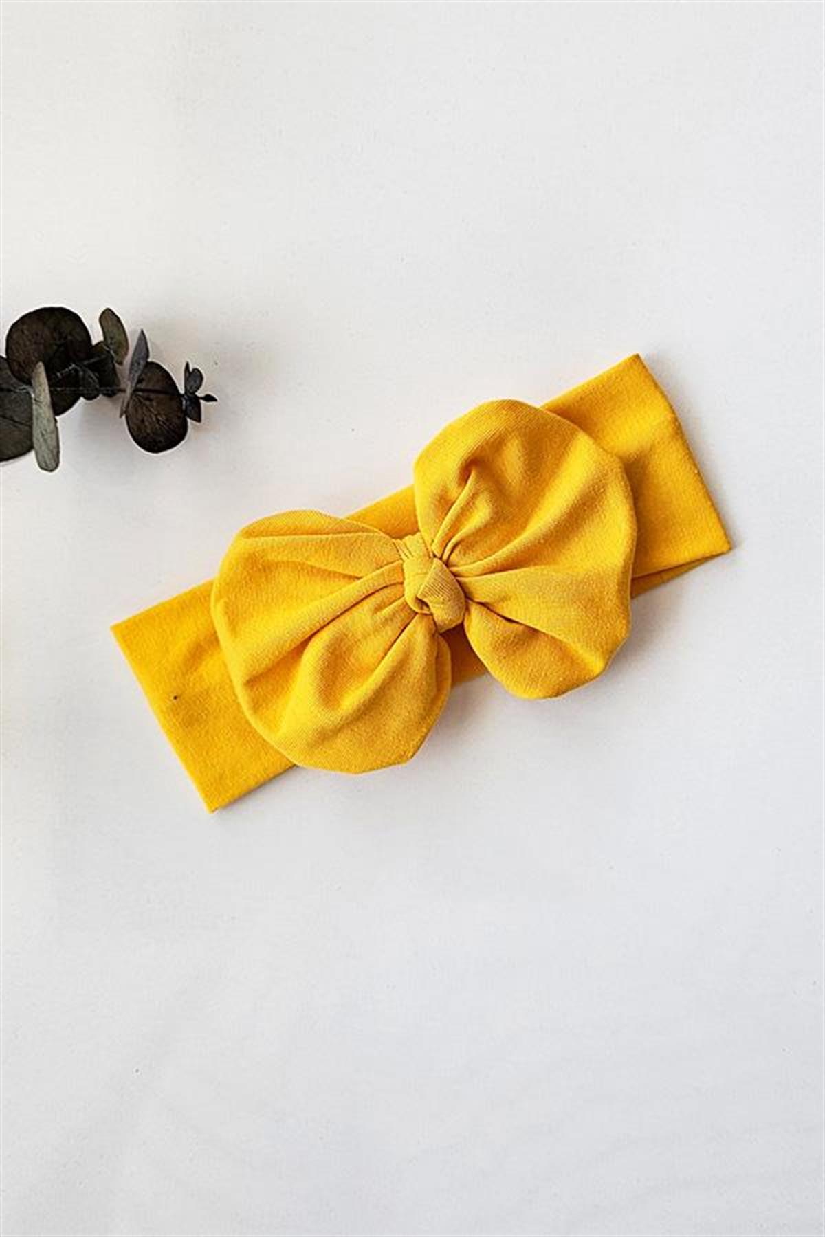 6-24 AY BEBEK KELEBEK BANDANA (RENK SEÇİNİZ)