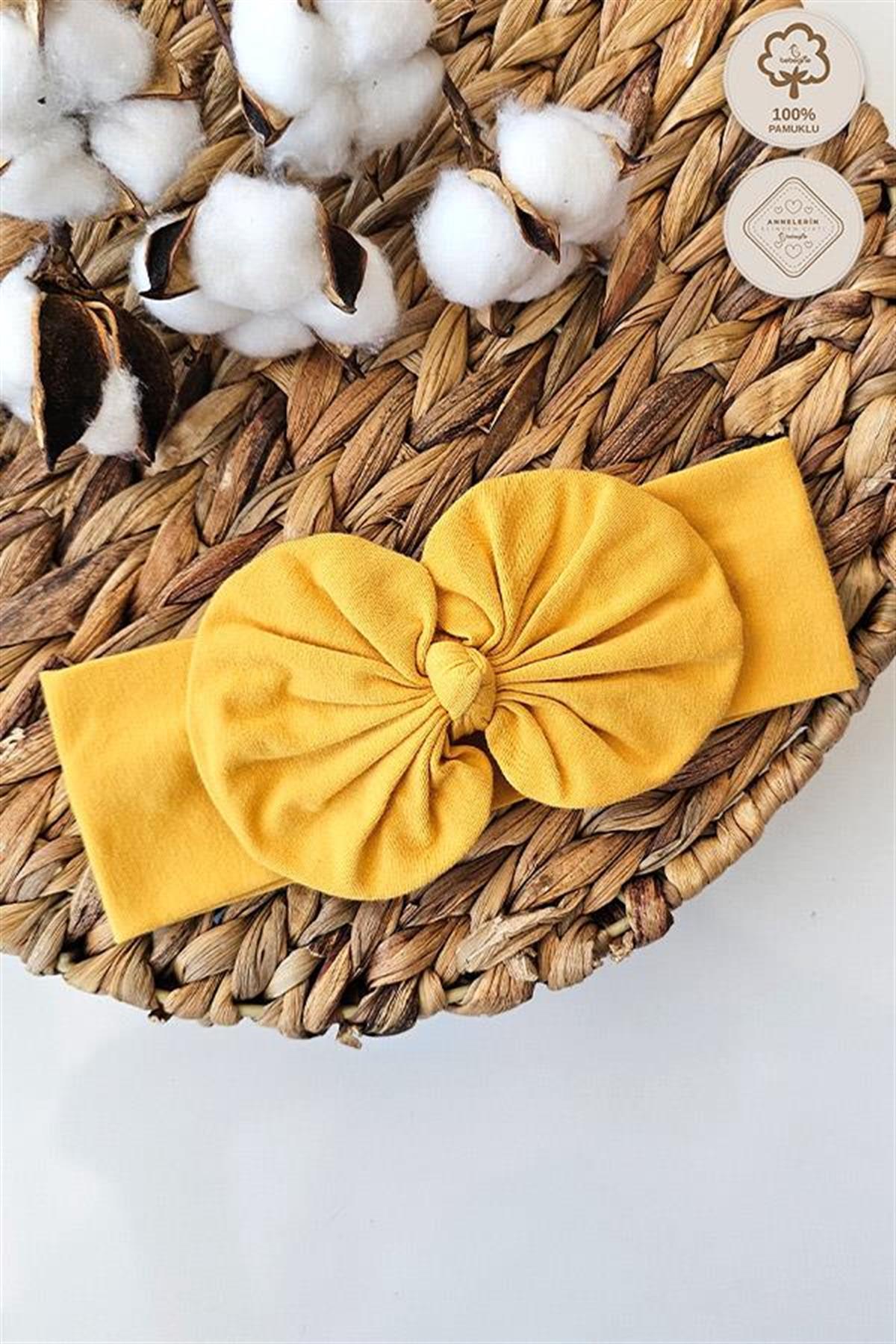 6-24 AY BEBEK KELEBEK BANDANA (RENK SEÇİNİZ)