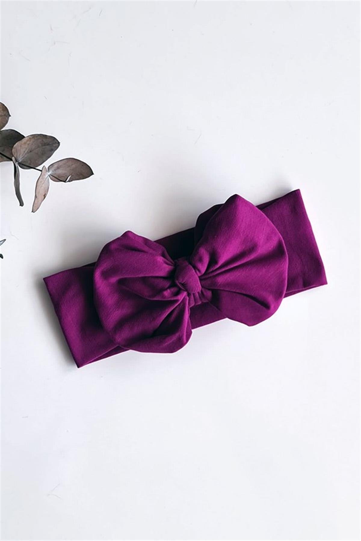 6-24 AY BEBEK KELEBEK BANDANA (RENK SEÇİNİZ)