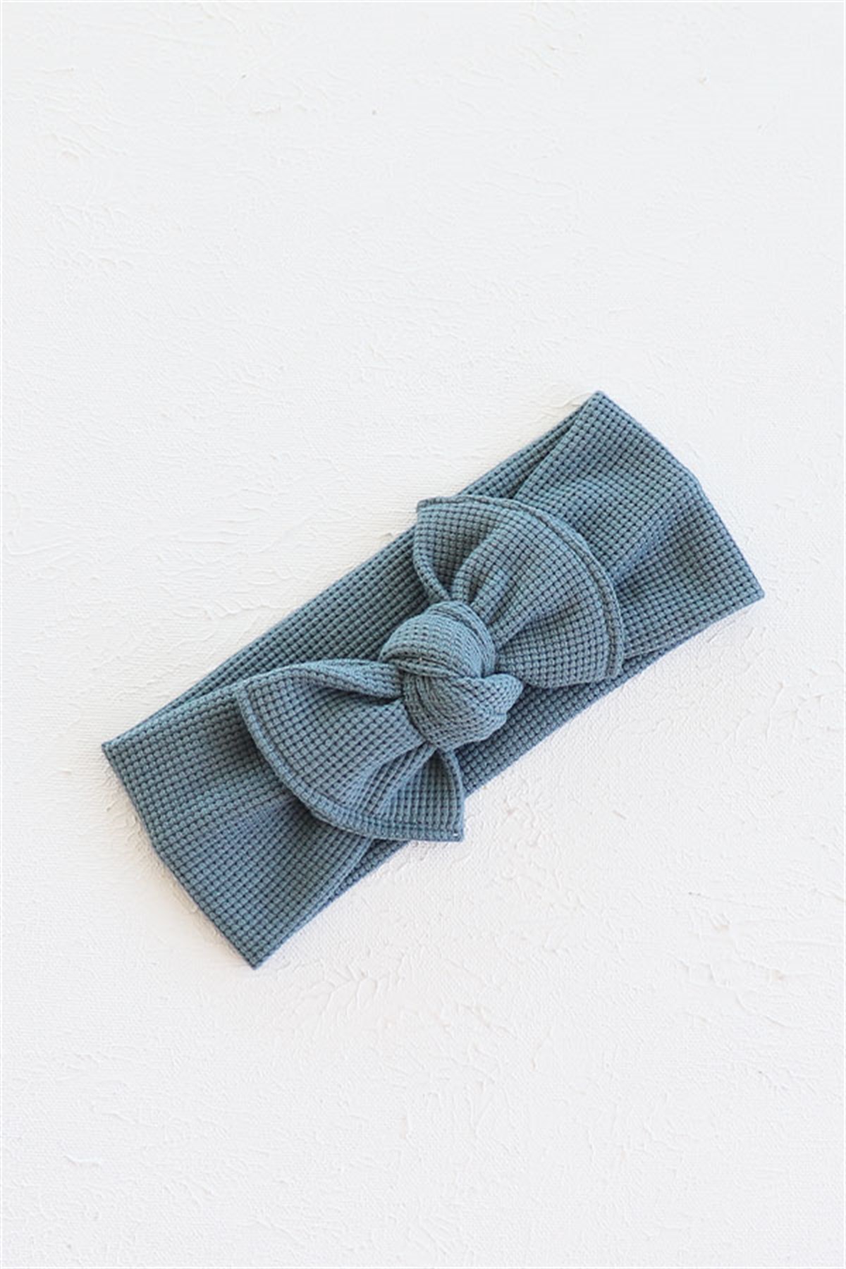 Açık İndigo Renkli Waffle Bandana