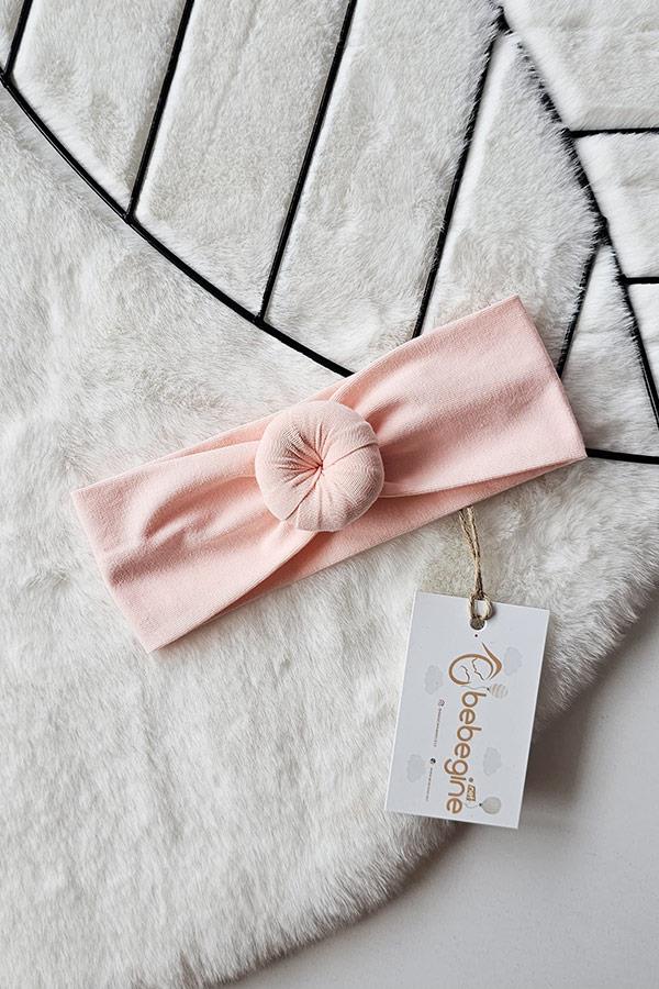 Açık Yavruağzı Renk Bebek Donut Bandana