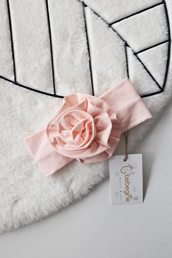 Açık Yavruağzı Renkli Çiçek Bandana