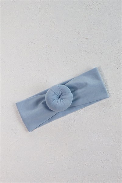 Bebe Mavi Renkli Bebek Donut Bandana
