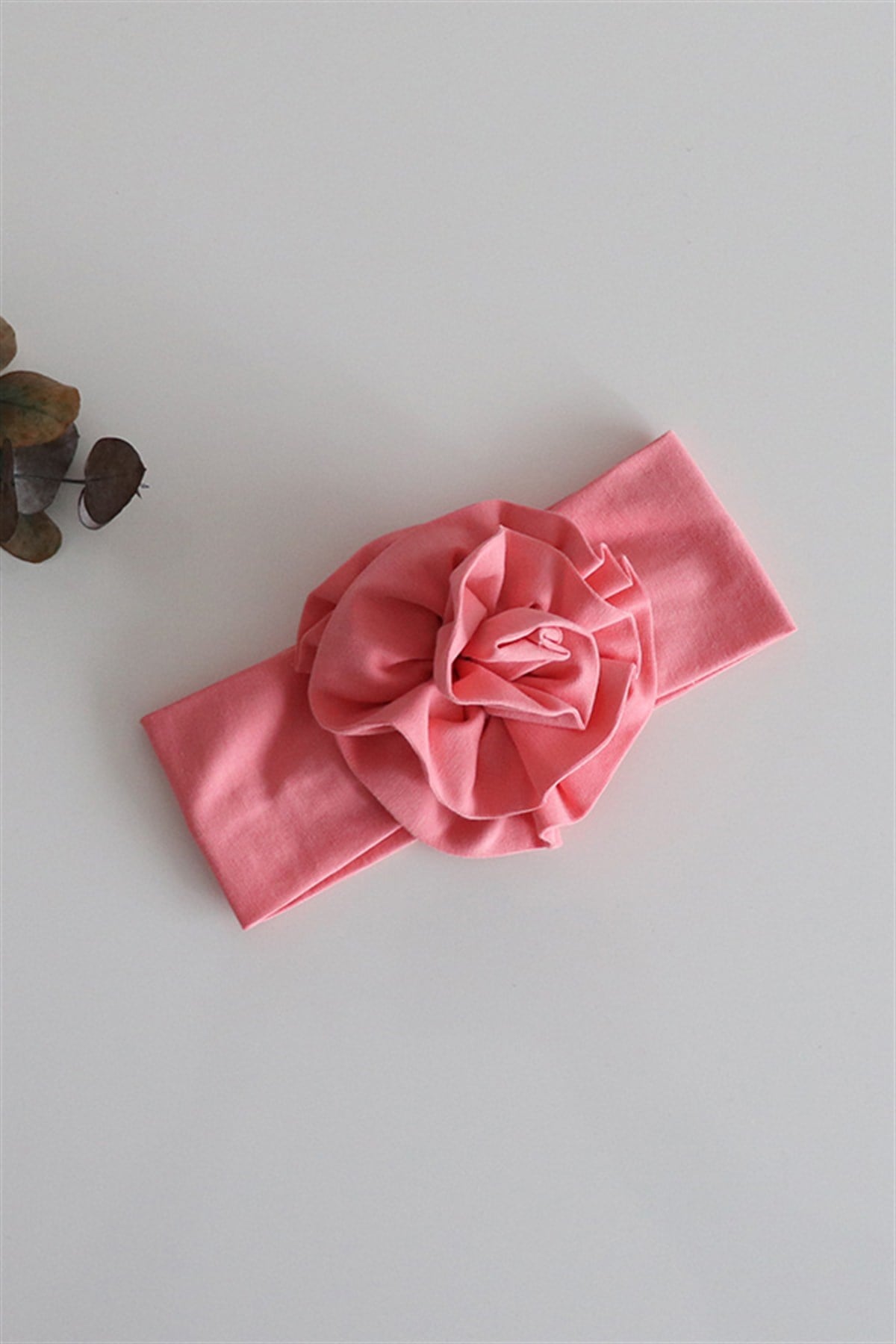 Canlı Pudra Renkli Çiçek Bandana