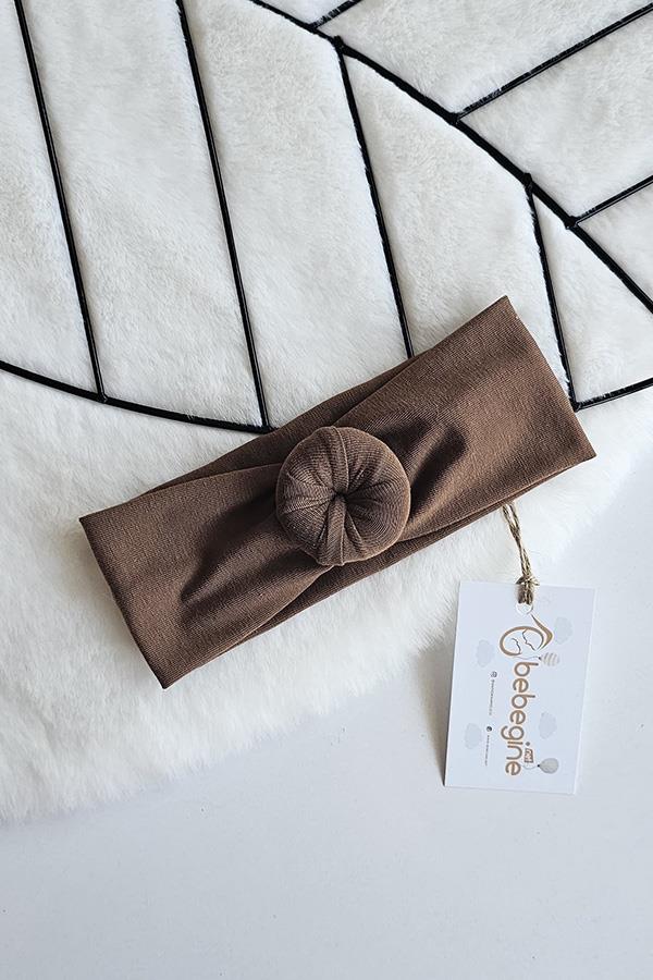 Çikolata Kahve Renkli Bebek Donut Bandana