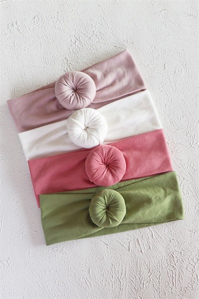 Donut Bebek Bandana Set 4 (0-6 Ay)