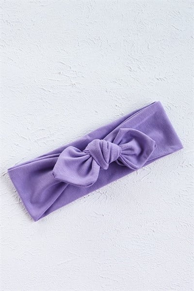 Eflatun Renkli Bebek Tavşan Kulak Bandana